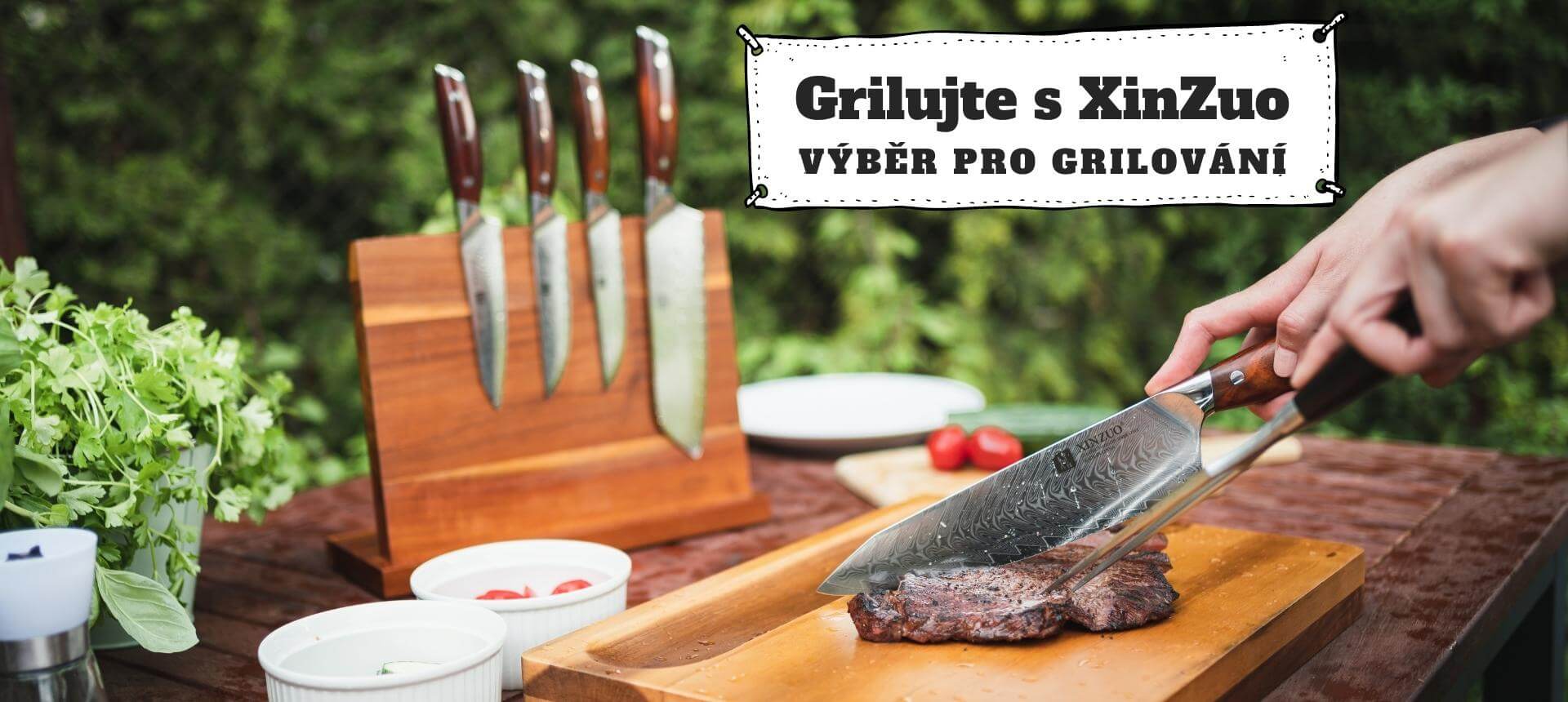 Nejlepší výběr pro grilování z nožů a příslušenství XinZuo