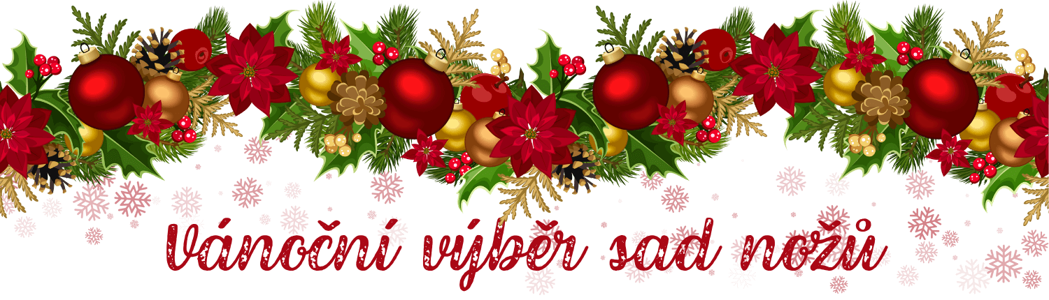 Vánoční výběr sad nožů