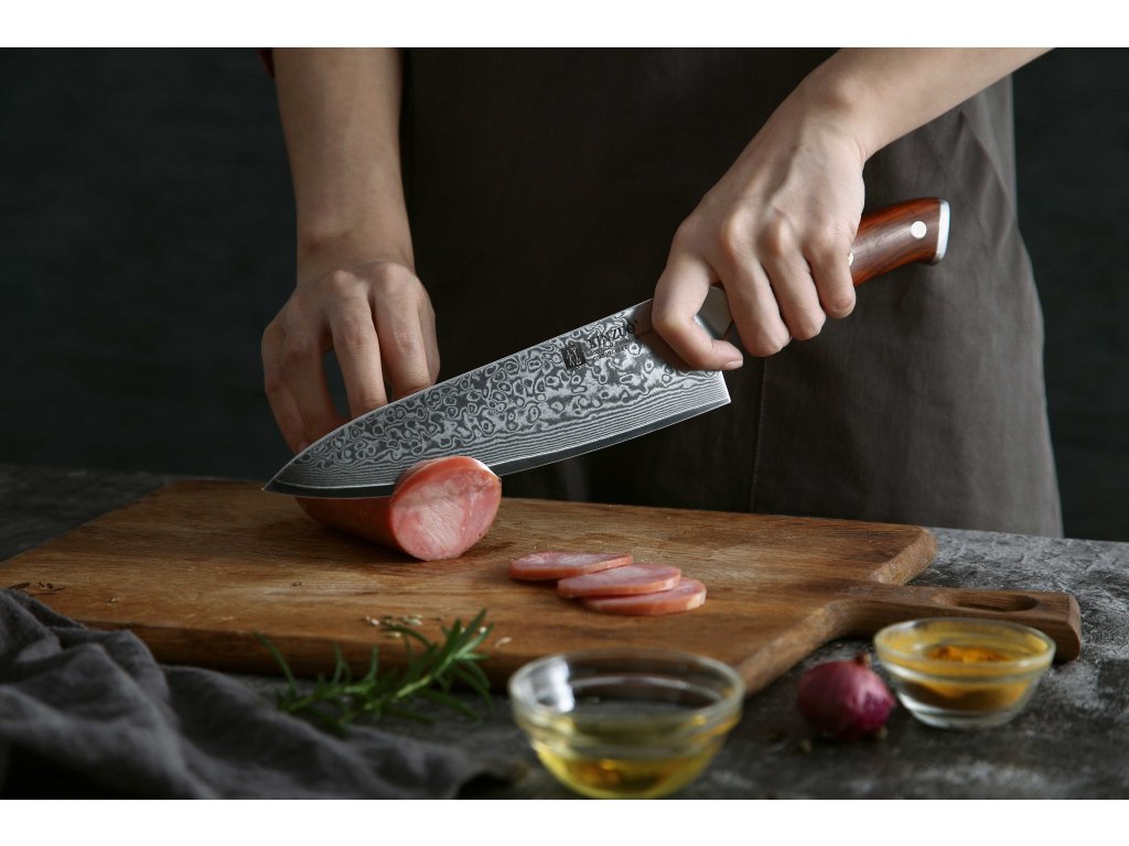 Šéfkuchařský nůž XinZuo Yu B13R 8 palců
