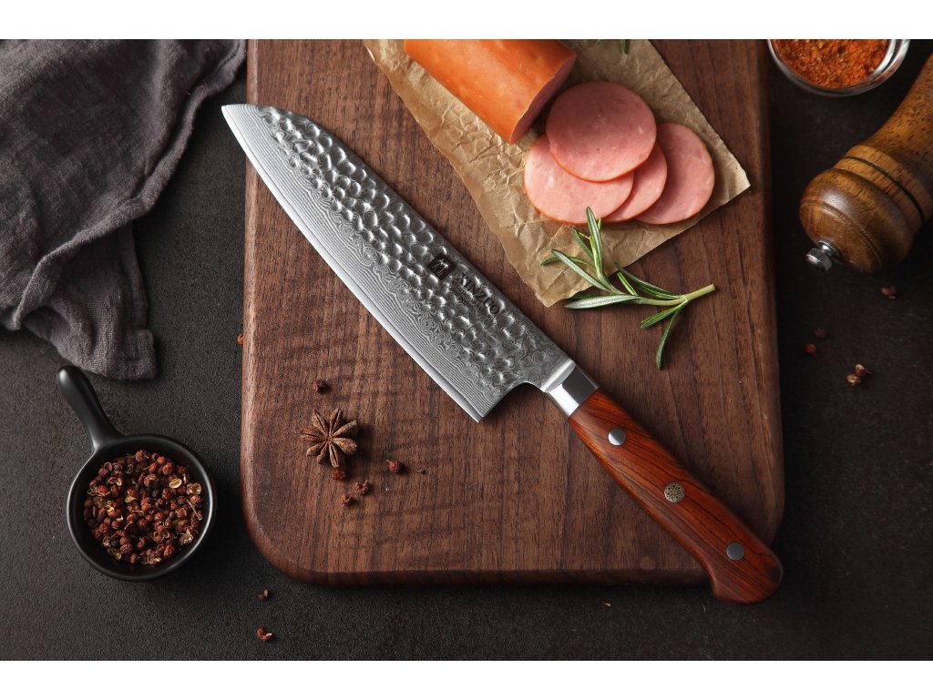 Santoku nůž XinZuo Yun B9H 7 palců