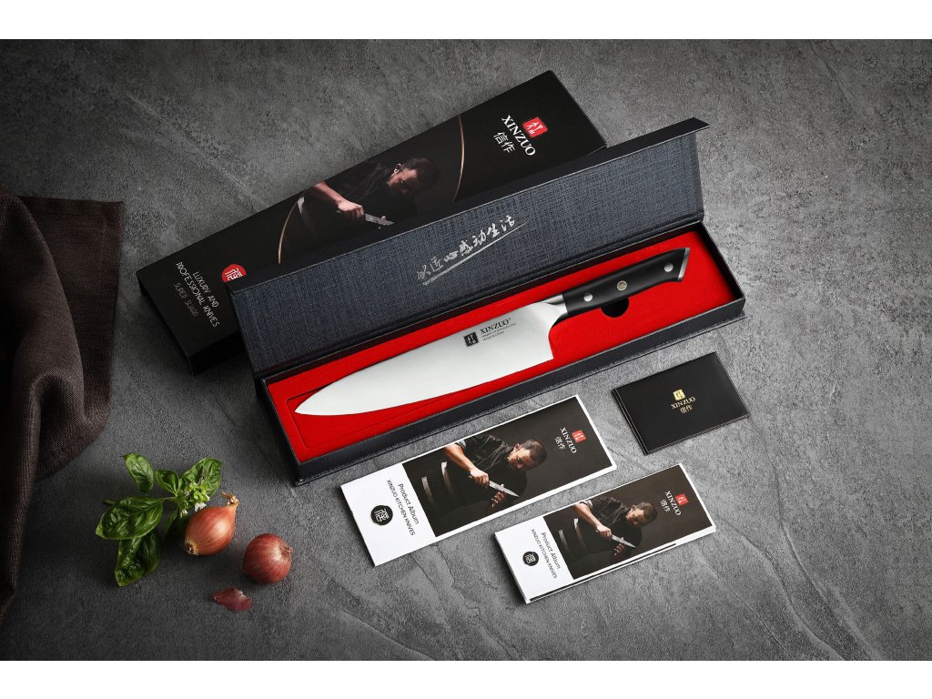 Šéfkuchařský nůž XinZuo B13S dárkové balení