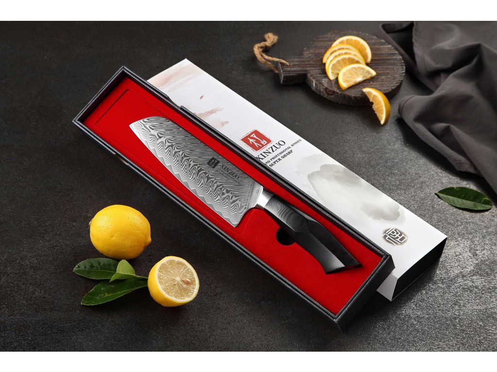 Dárkové balení santoku nože XinZuo Feng B32