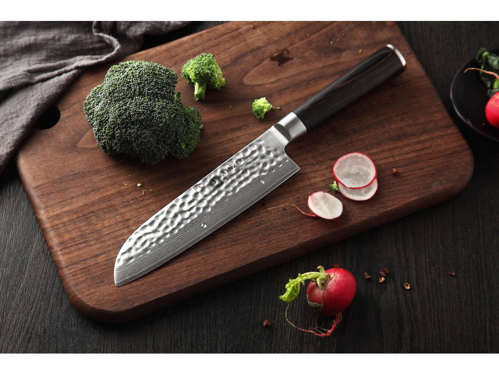 Santoku nůž XinZuo He B1H