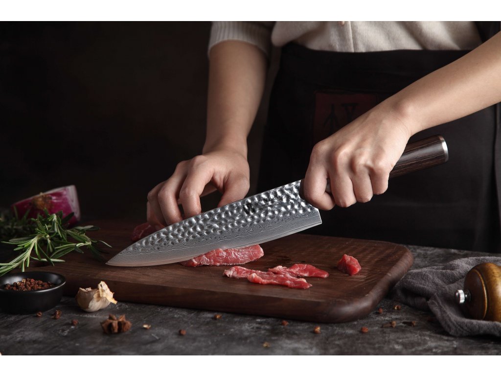 Šéfkuchařský nůž XinZuo He B1H 8 palců
