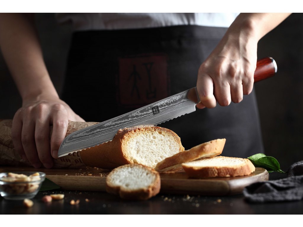 Nůž na pečivo XinZuo He B1R krájení