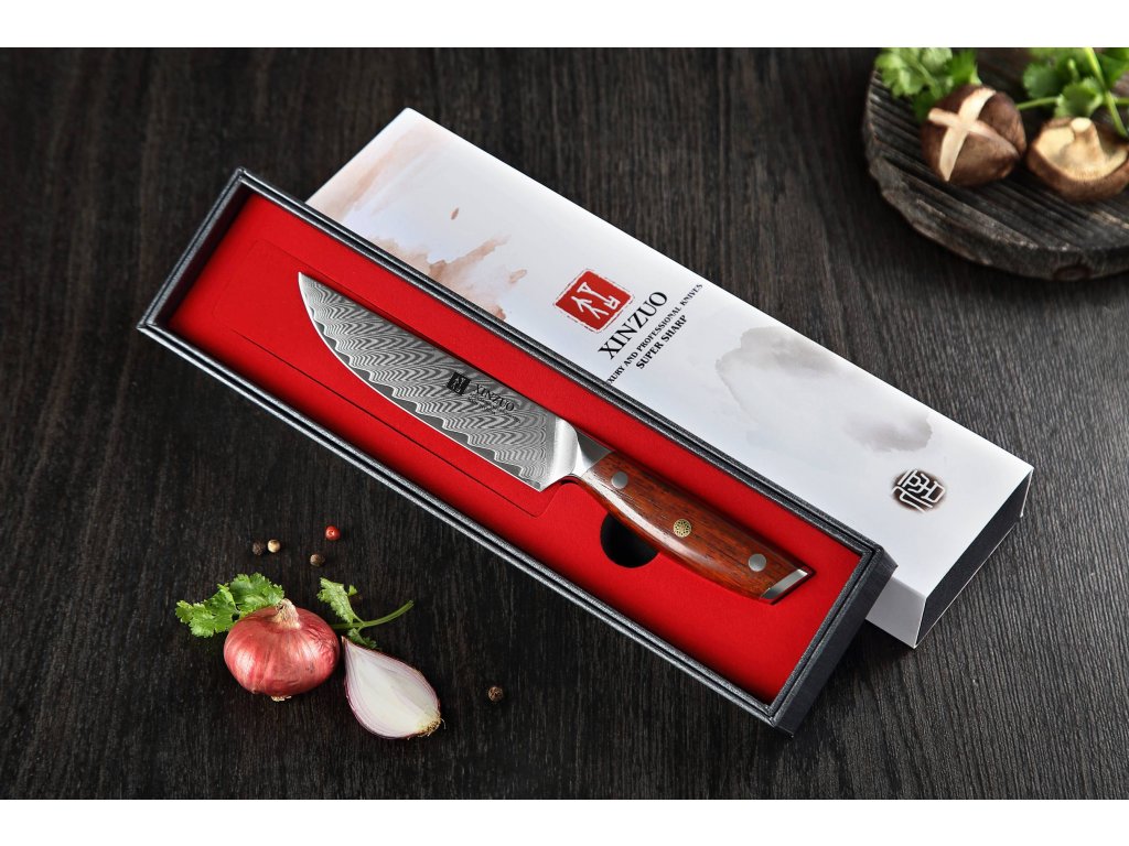 Dárkové balení steakového nože XinZuo B1R 5"