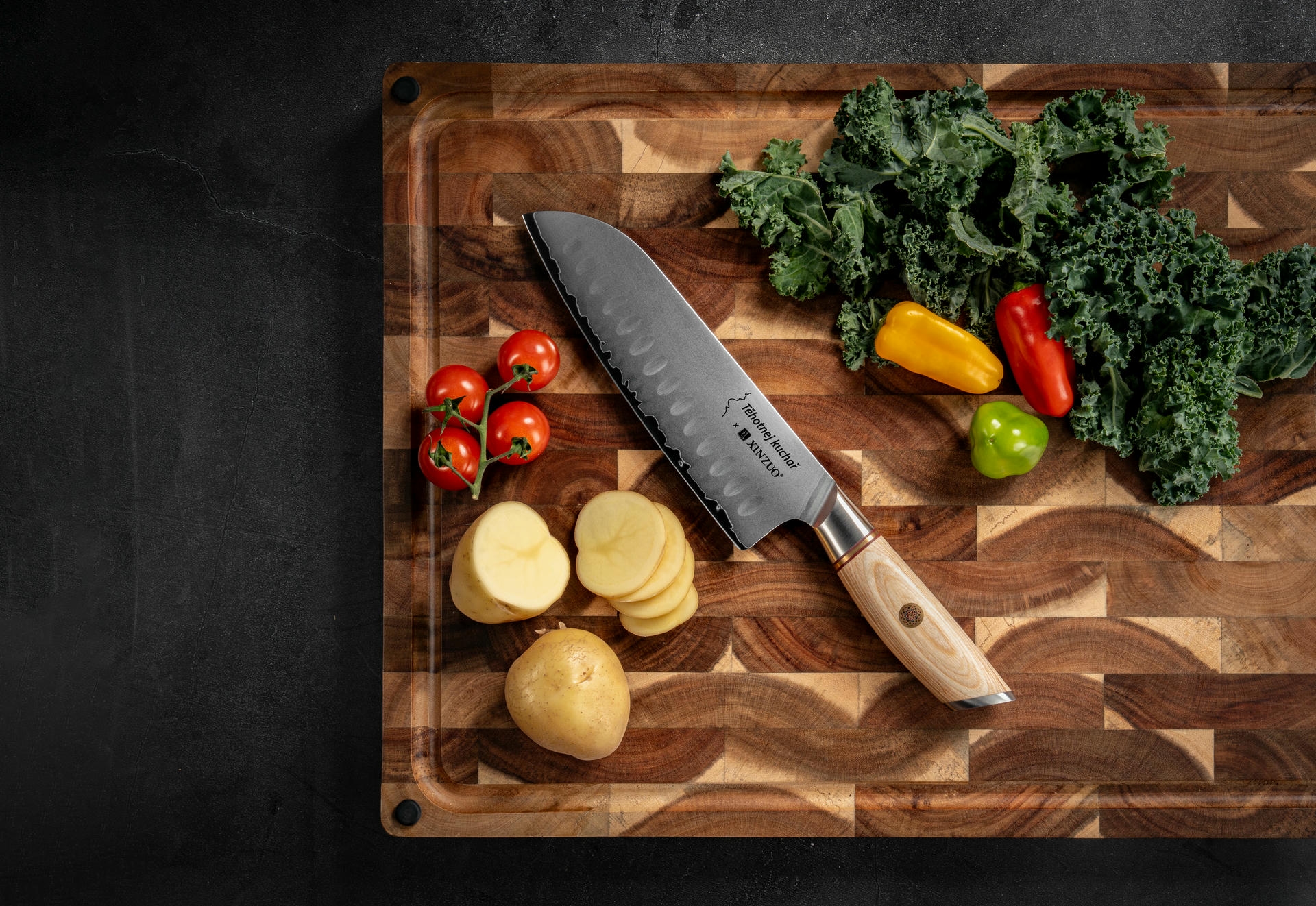 Santoku XinZuo Lan B37S Těhotnej kuchař