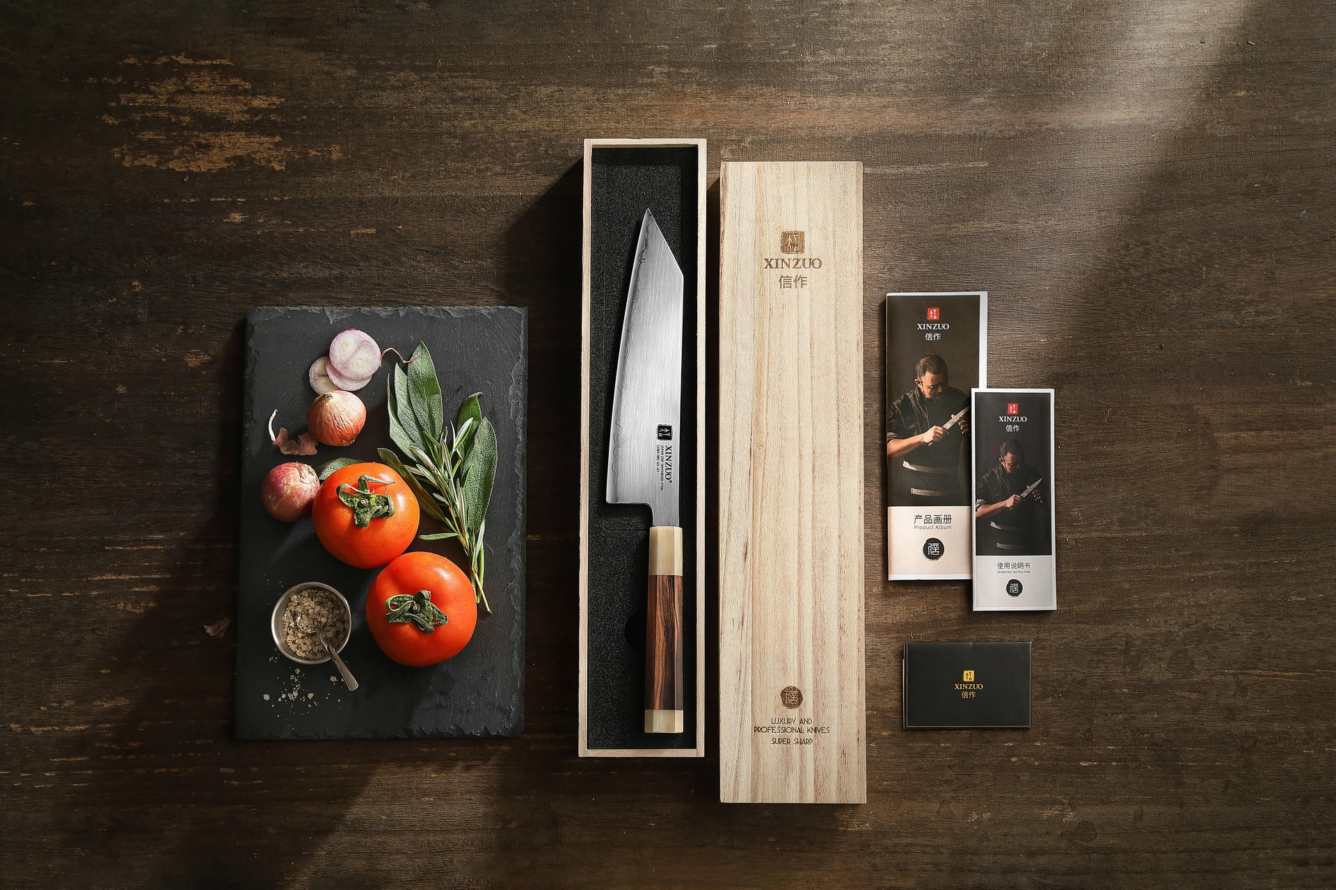 Dárkové balení šéfkuchařského nože Bunka XinZuo Zhen X05Z