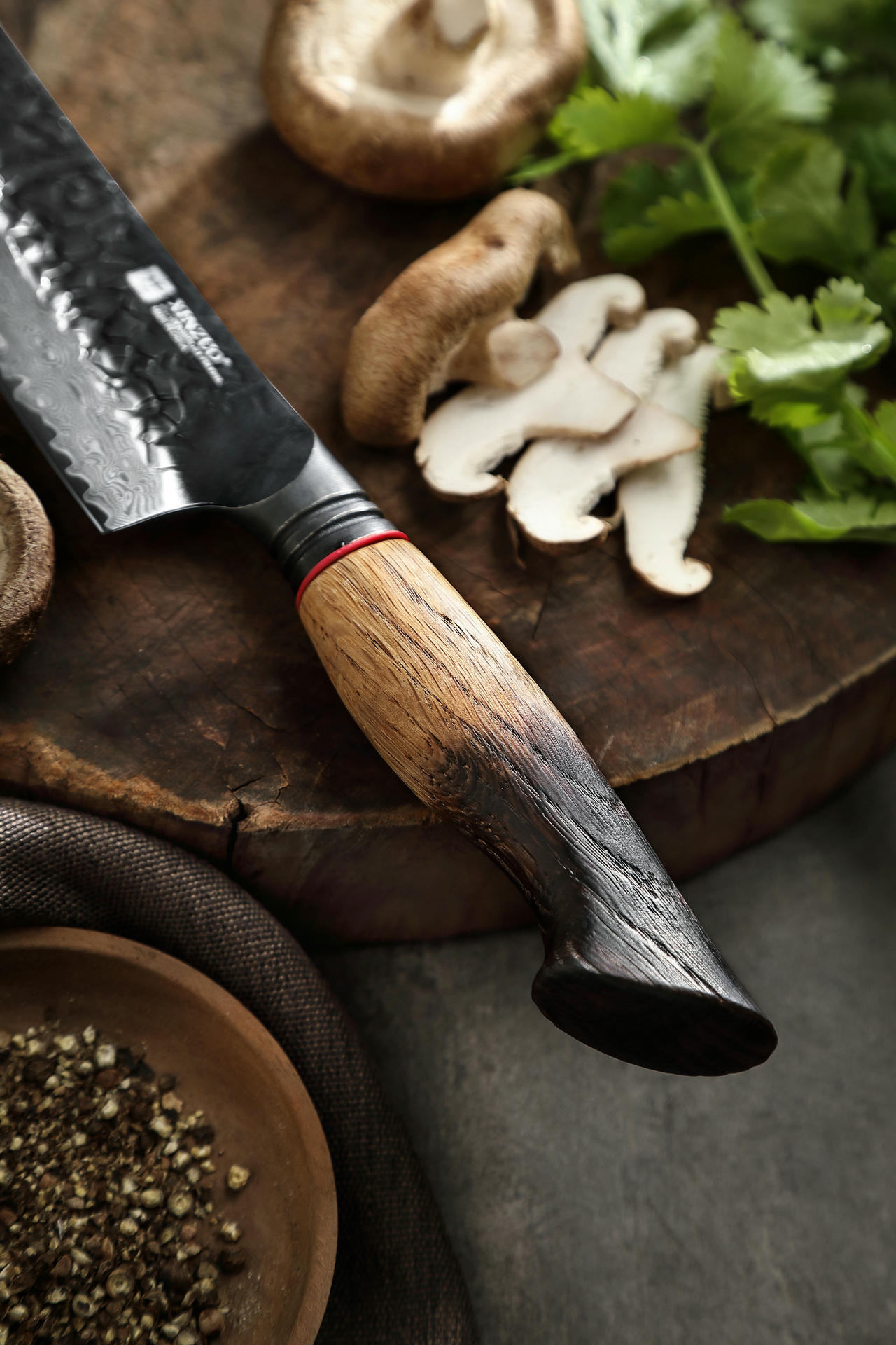 Rukojeť nože santoku XinZuo MO