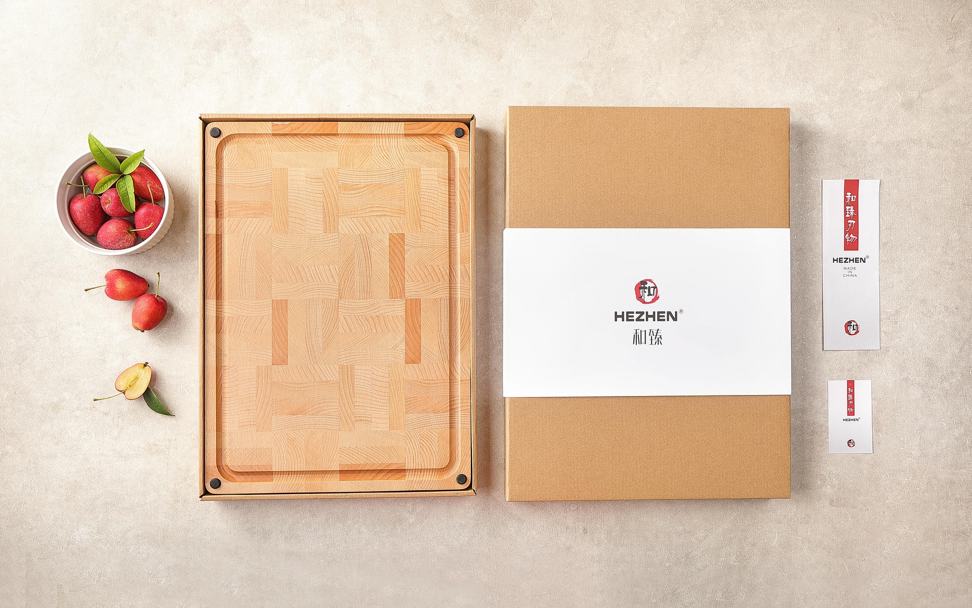 Balení prkénka z dubu