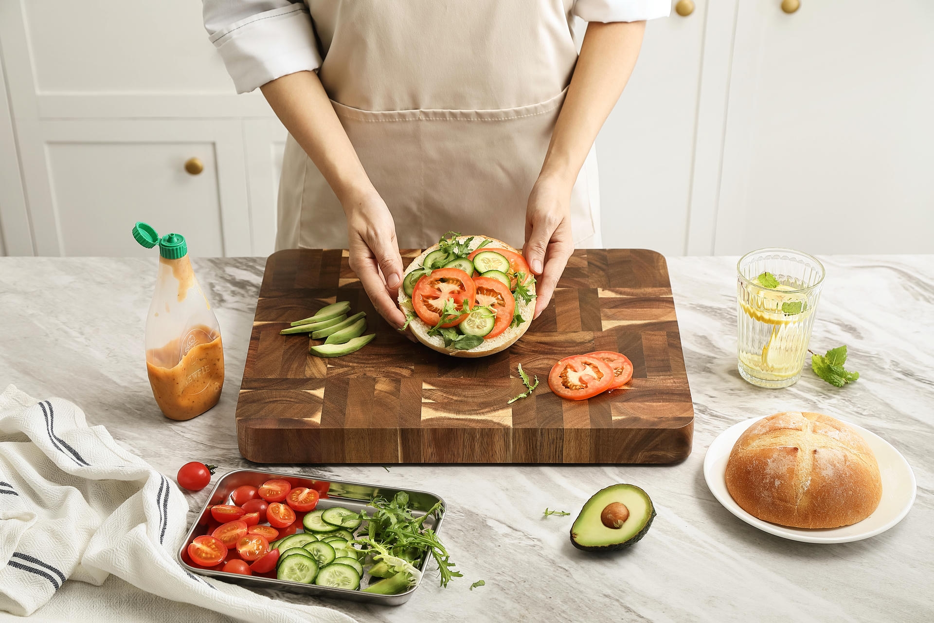 Prkénko z akáciového dřeva XinZuo krájení