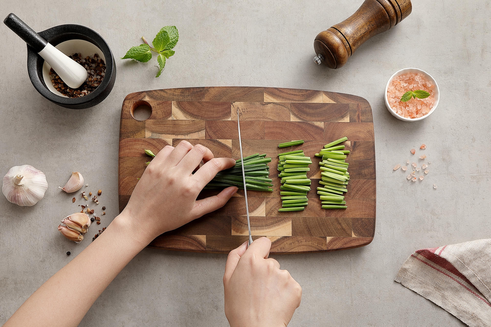 Prkénko z akáciového dřeva XinZuo krájení