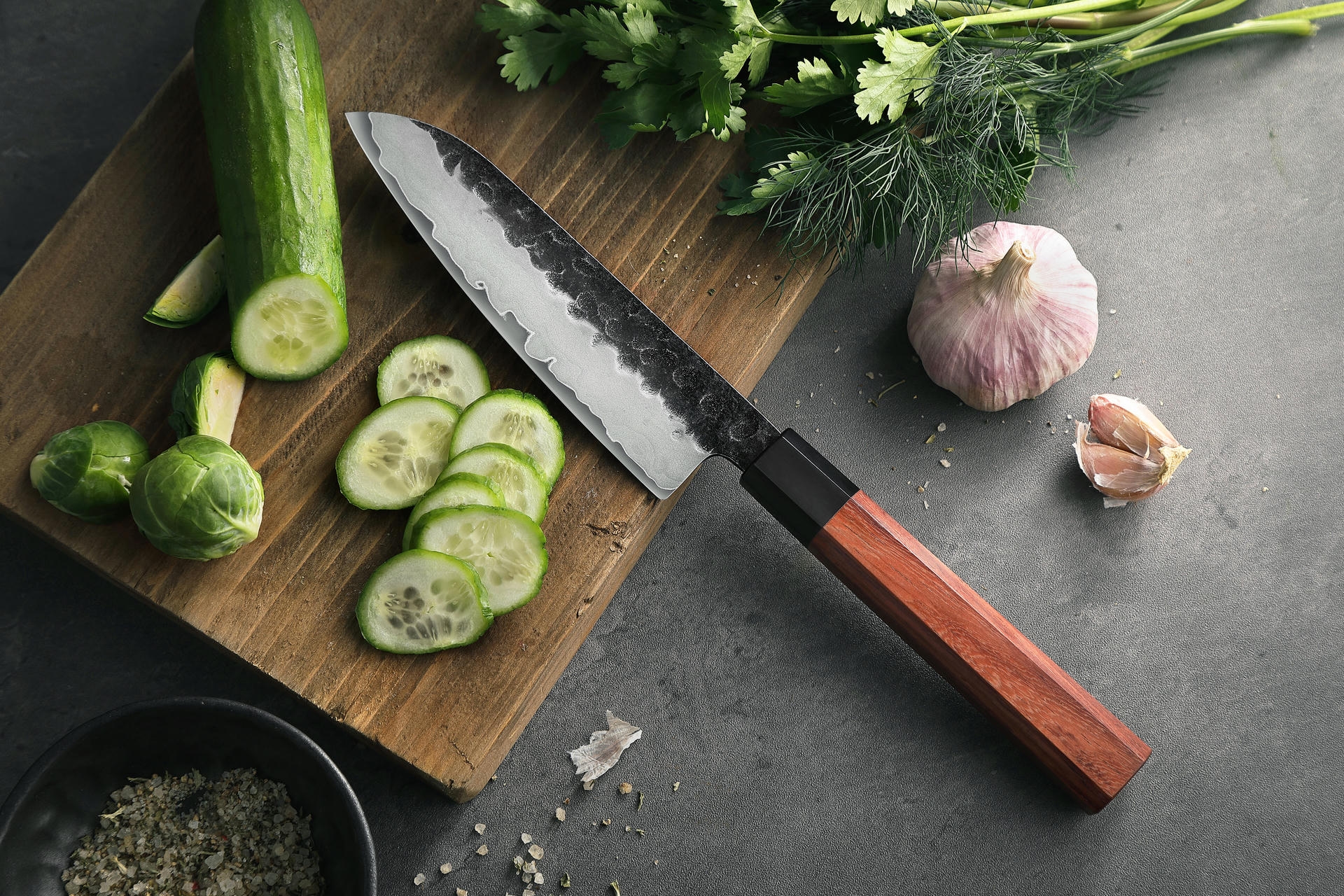 Santoku nůž HezHen PM8S