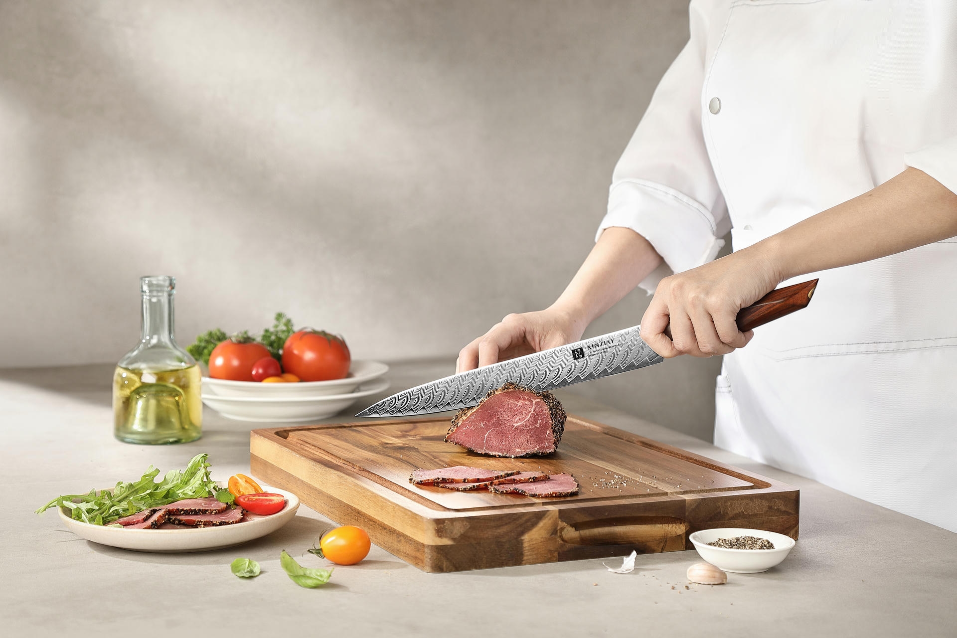 Krájení s nožem na maso XinZuo Xing X03