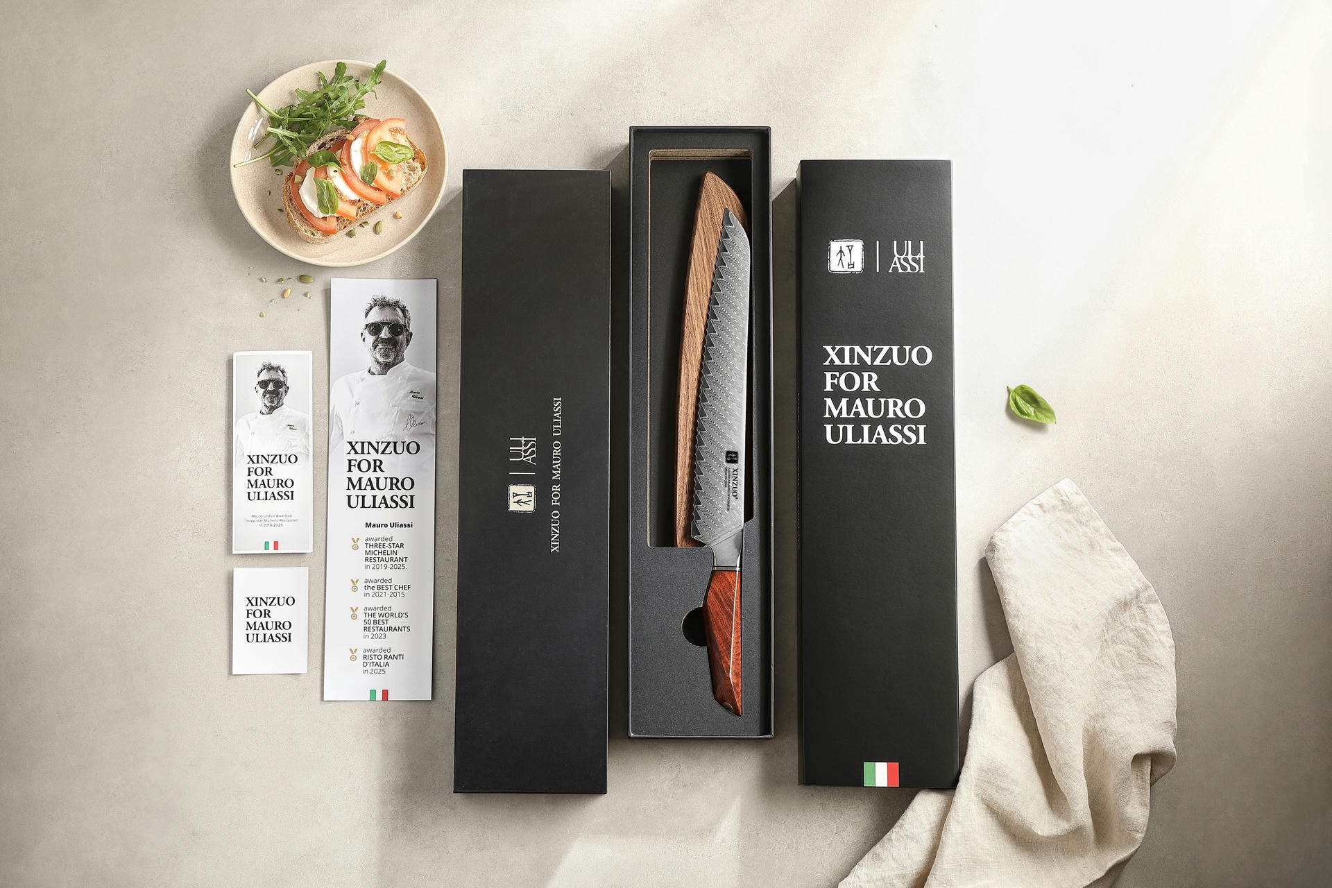 Dárkové balení nože na pečivo XinZuo Xing X03