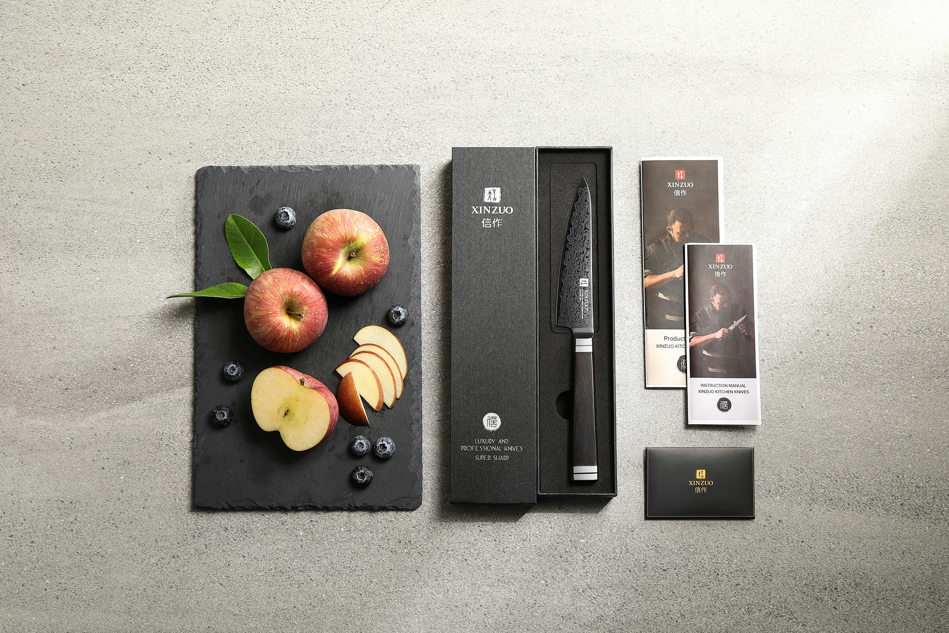 Dárkové balení nože na ovoce a zeleninu XinZuo Ji X08E