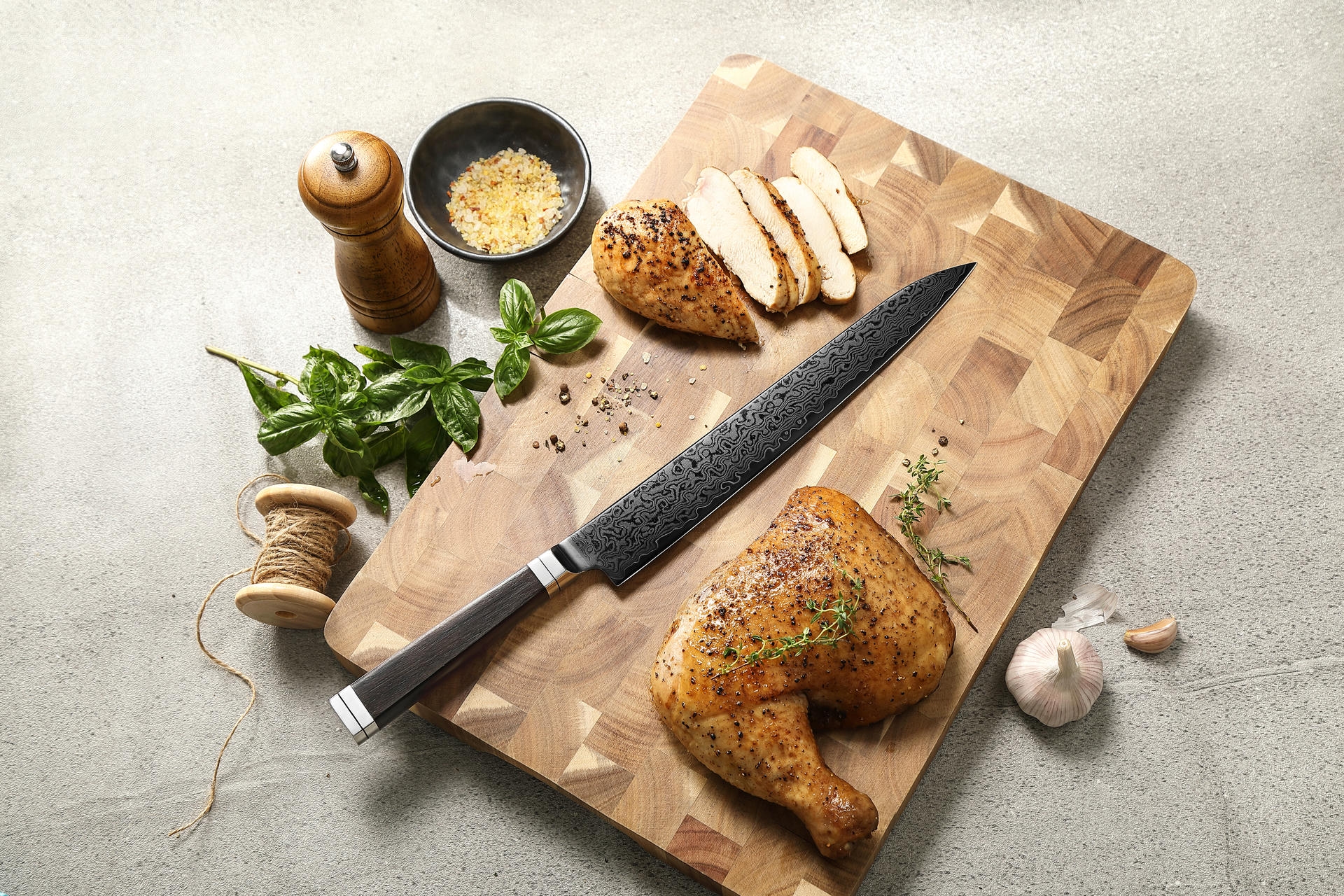 Ukázka nože na maso XinZuo X08E