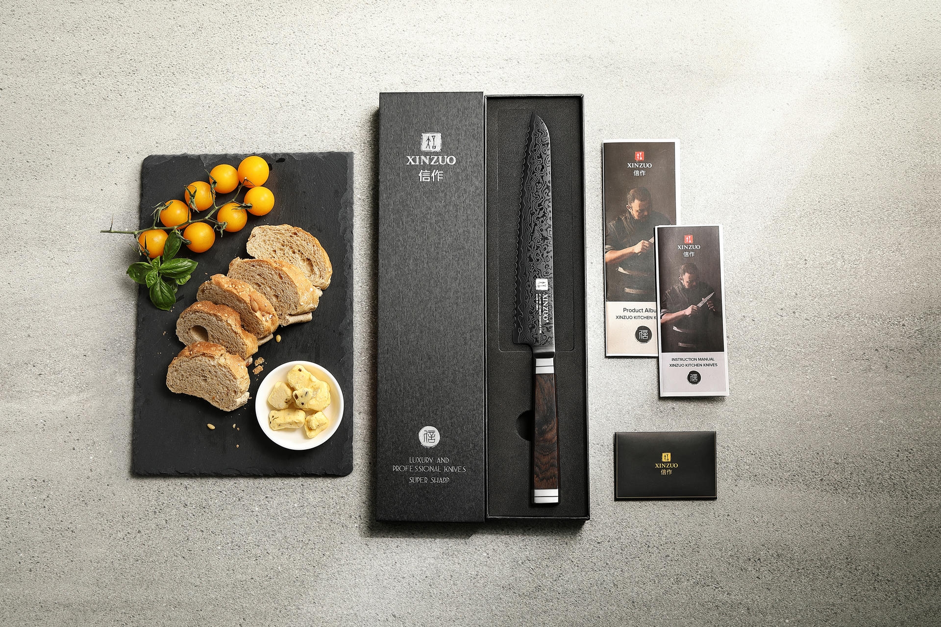 Dárkové balení nože na pečivo XinZuo Ji X08E