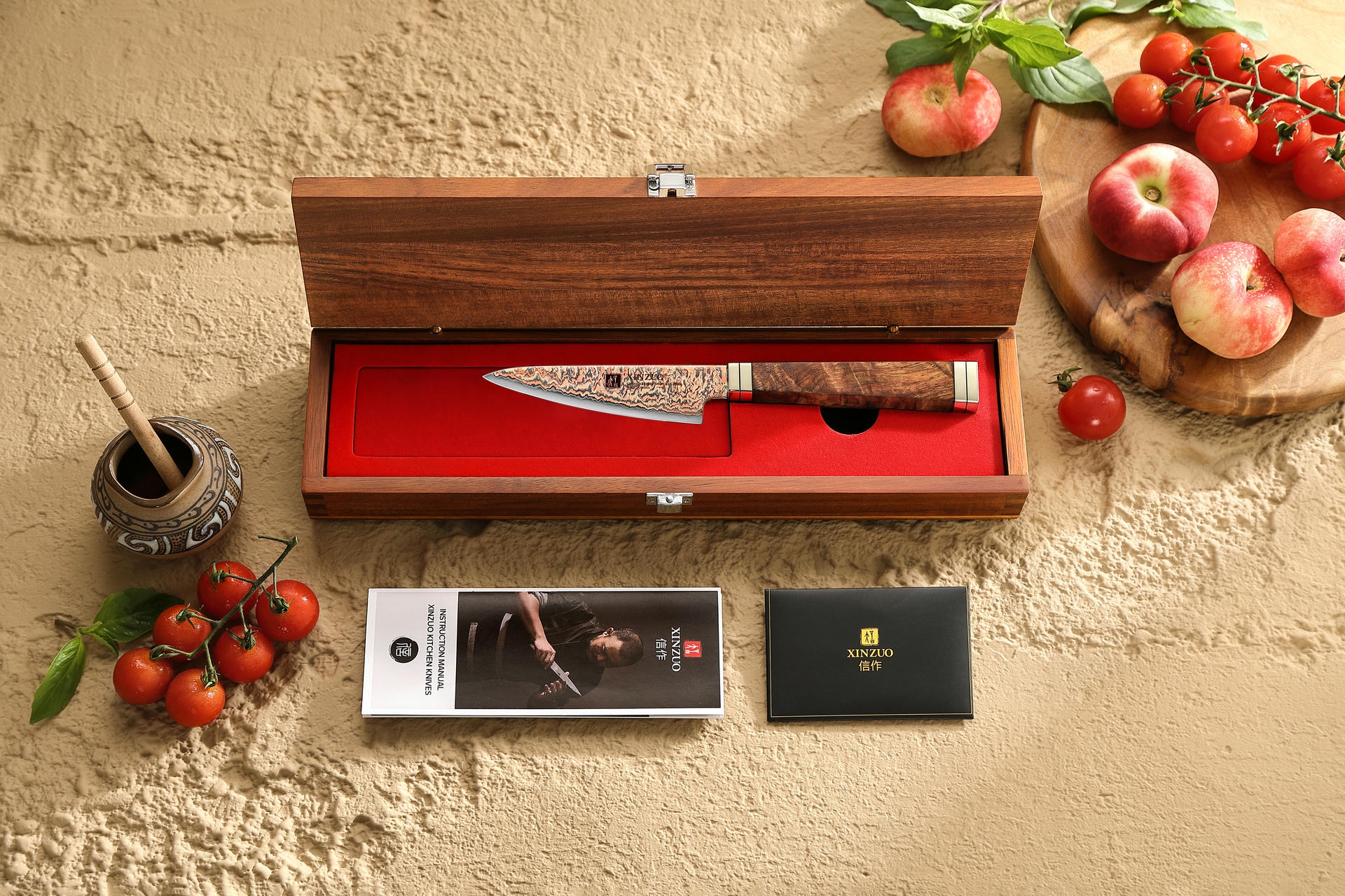 Dárkové balení nože na loupání XinZuo Ji X08C