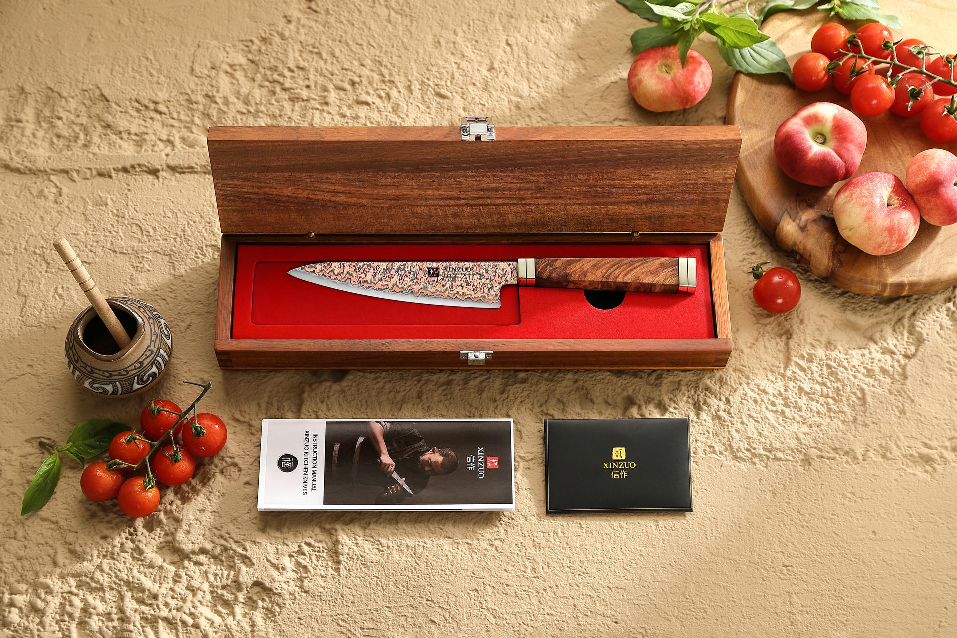 Dárkové balení nože na ovoce a zeleninu XinZuo Ji X08C