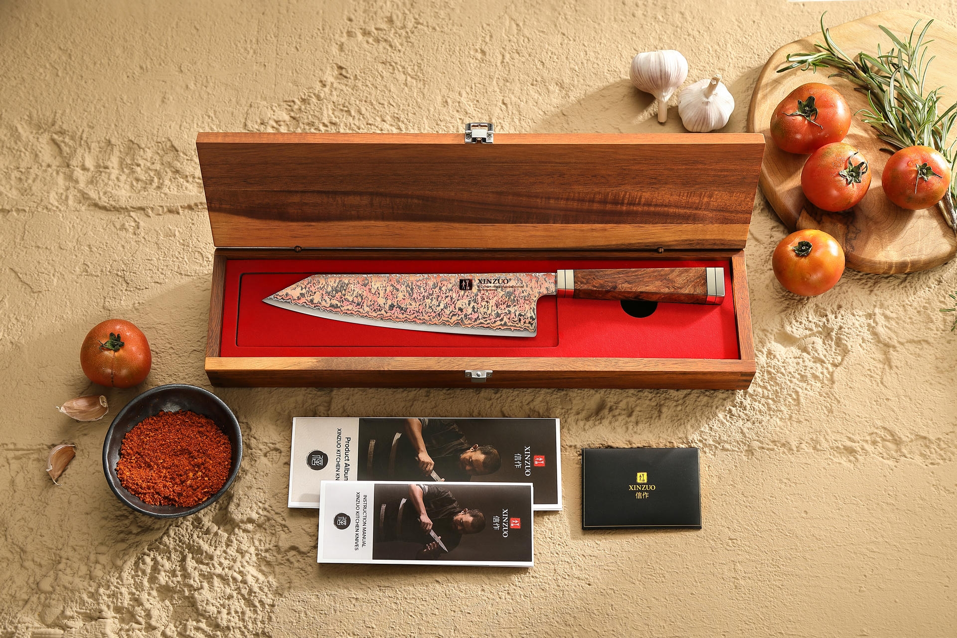 Dárkové balení šéfkuchařského nože Bunka XinZuo Ji X08C