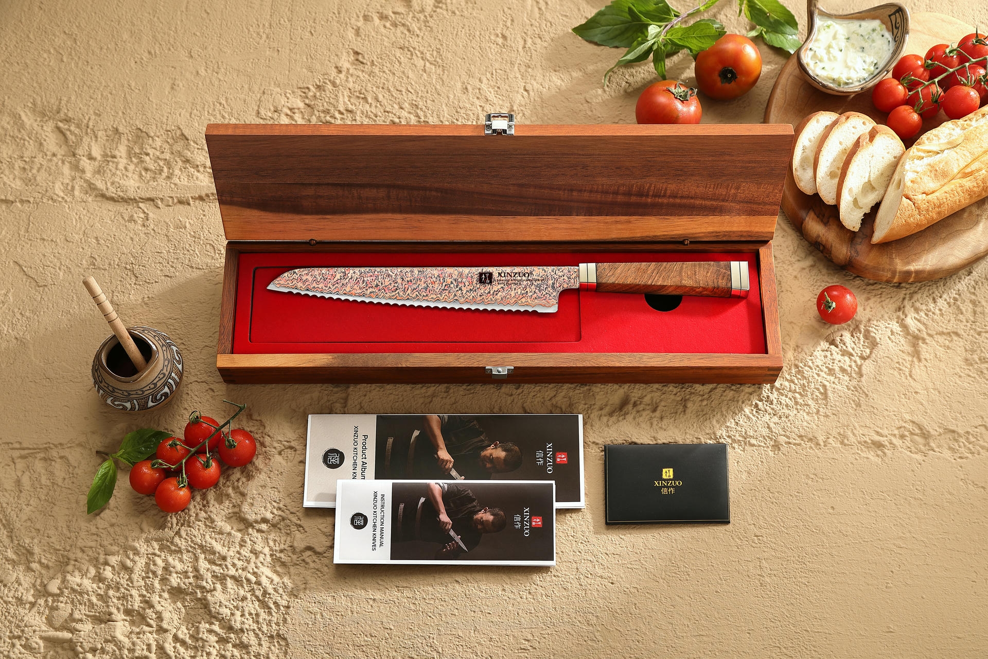 Dárkové balení nože na pečivo XinZuo Ji X08C