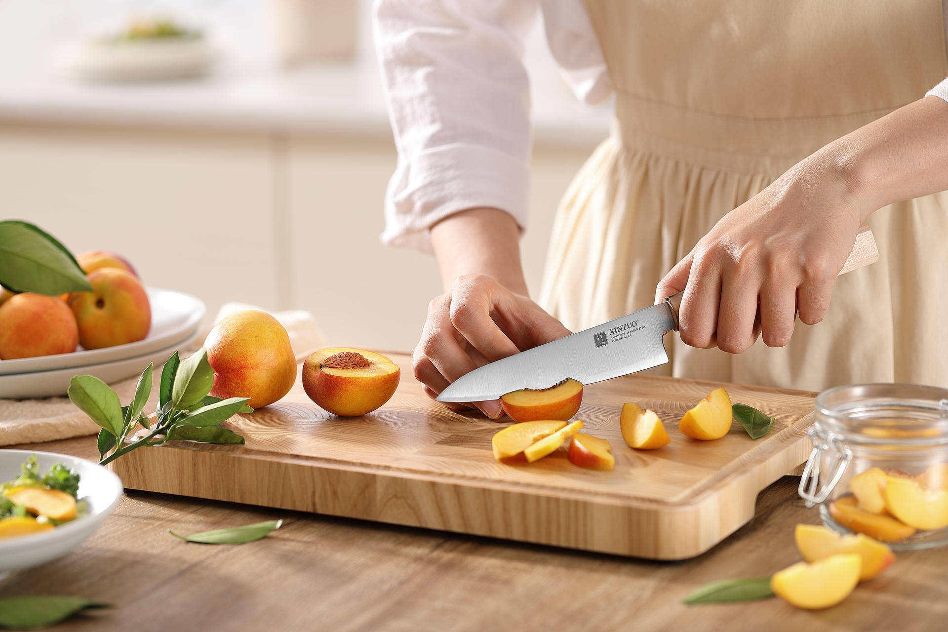 Krájení s nožem na ovoce a zeleninu XinZuo PM8M