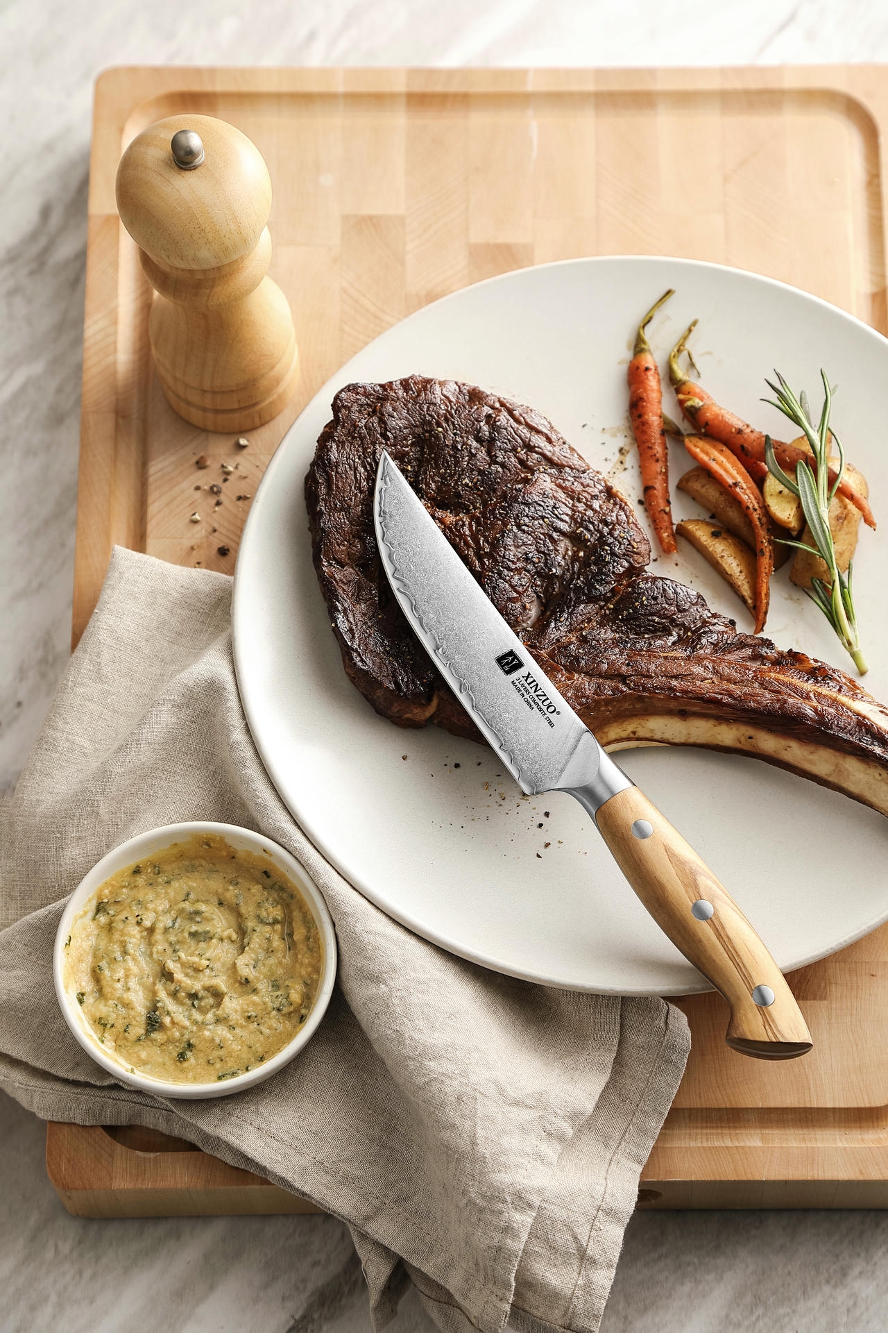 Obrázek rukojeti nože Pin X02O