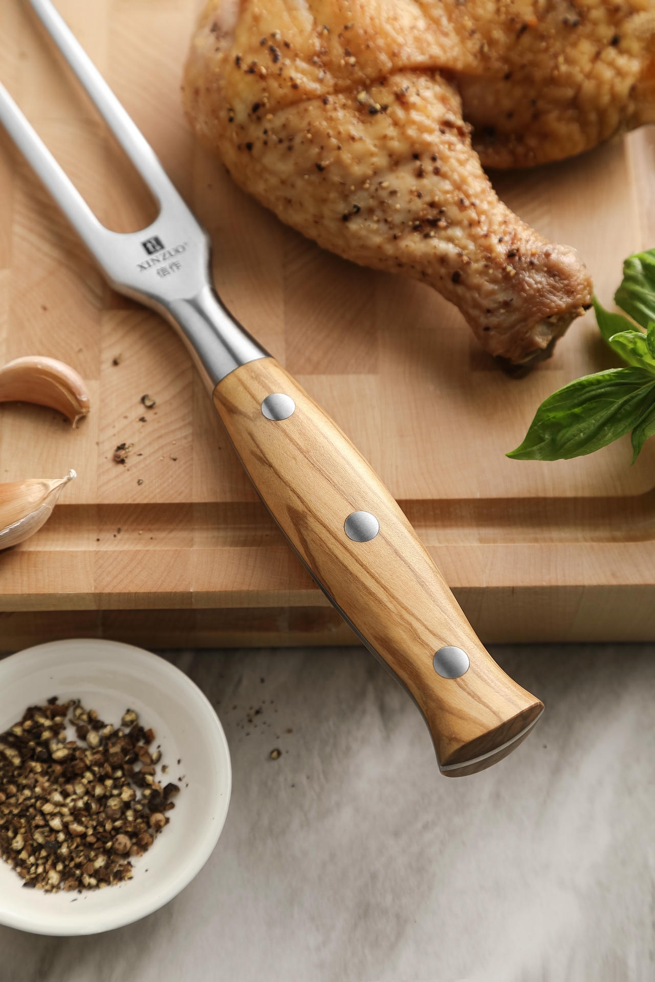 Rukojeť vidlice na dranžírování