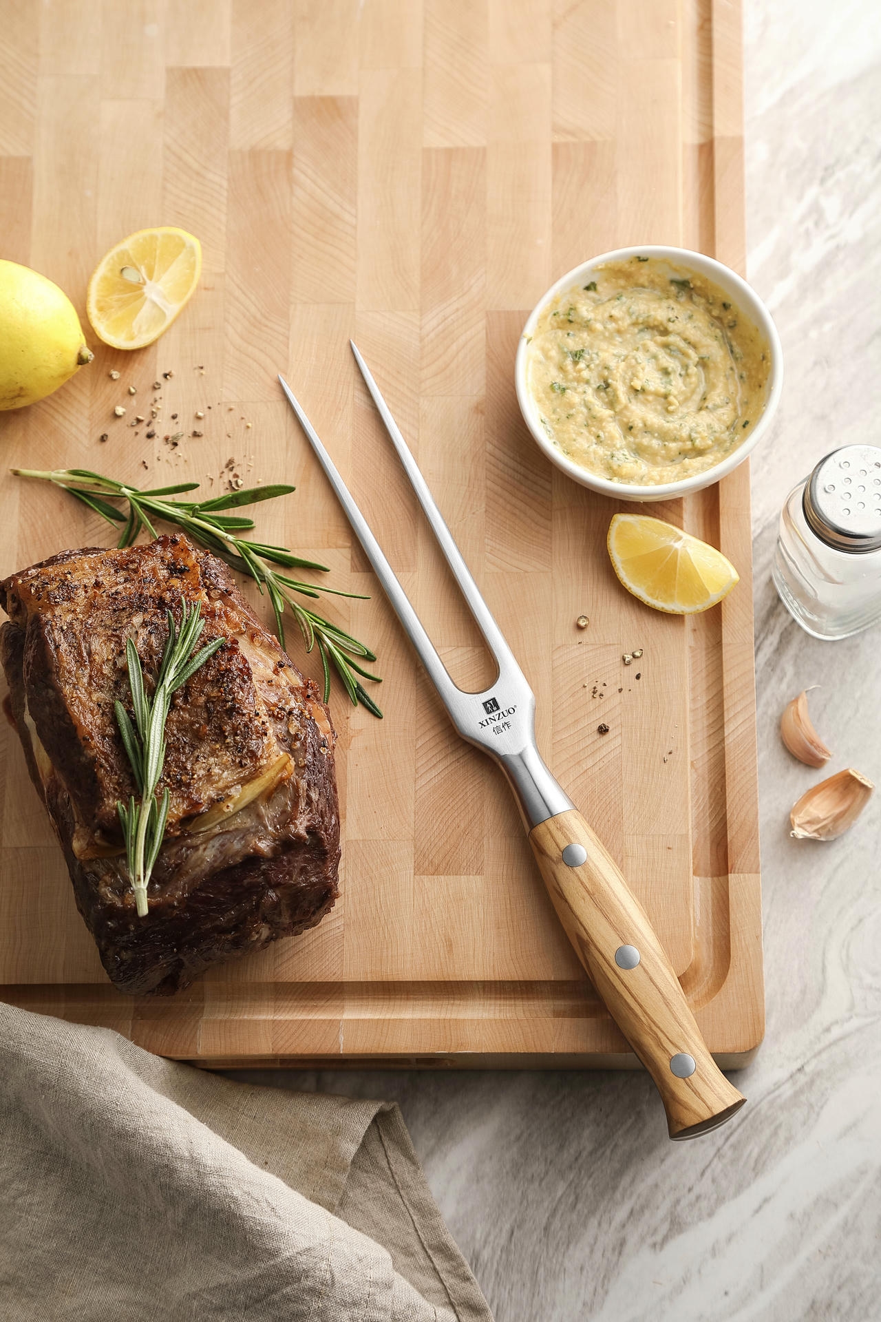 Dranžírovací vidlička XinZuo Pin X20O použití