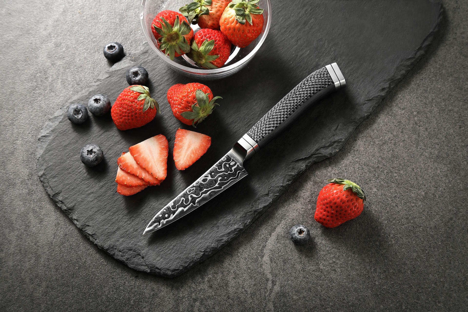 Nůž na loupání HezHen X10 na prkénku