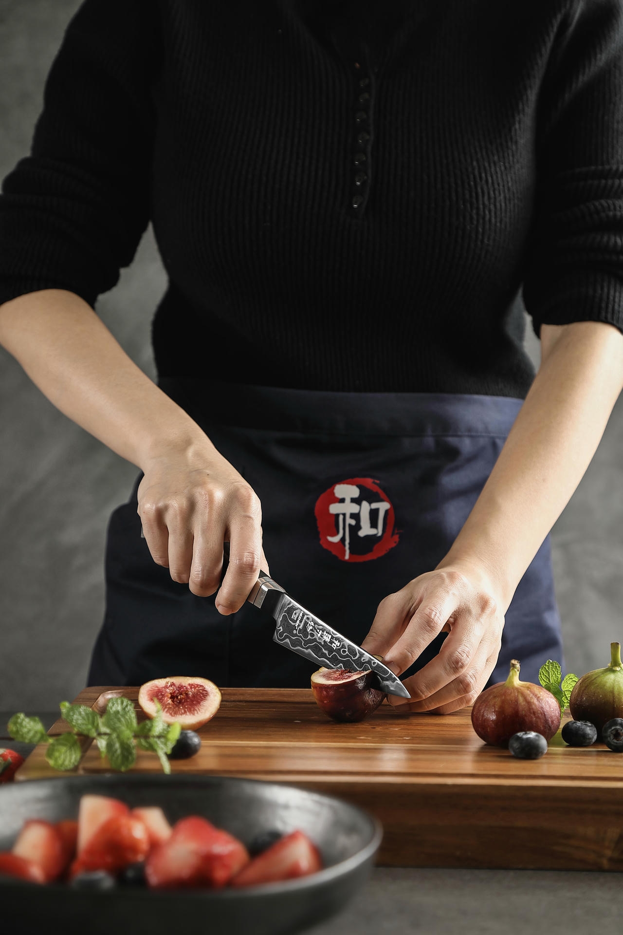 Nůž na loupání HezHen X10 - ukázka čepele