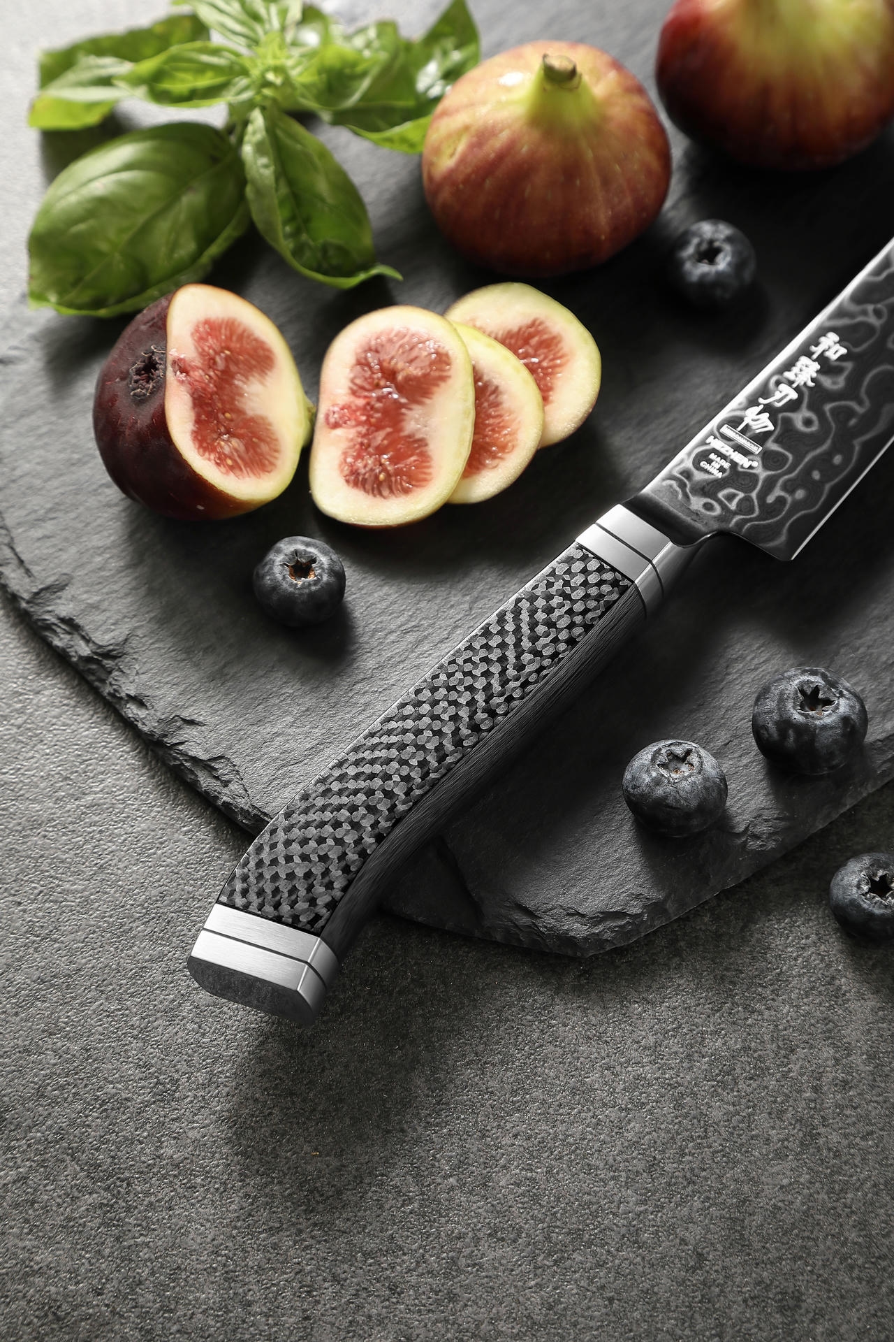 Rukojeť nože na ovoce a zeleninu X10 z uhlíkového vlákna