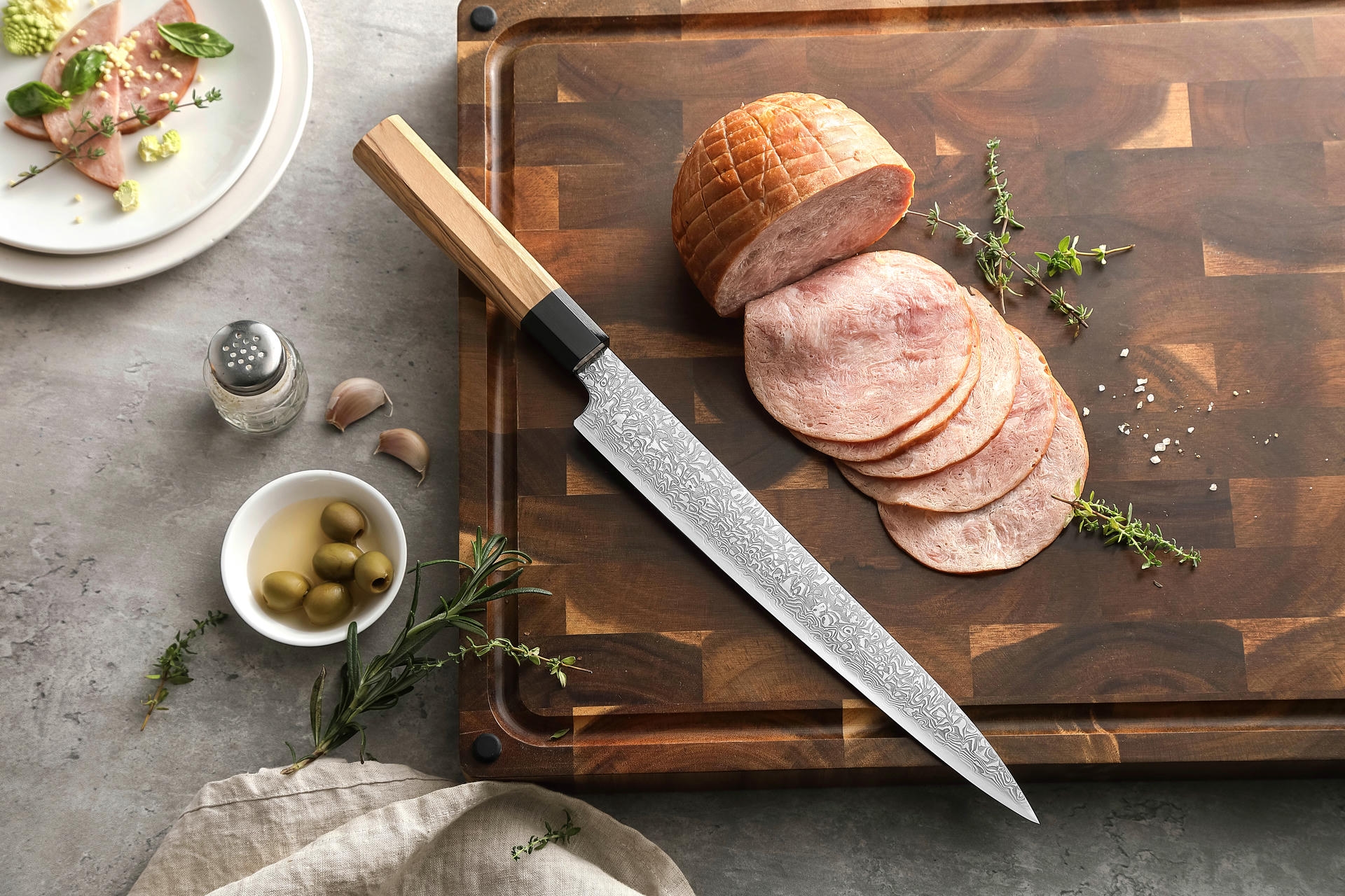 Ukázka nože na maso XinZuo PM8O