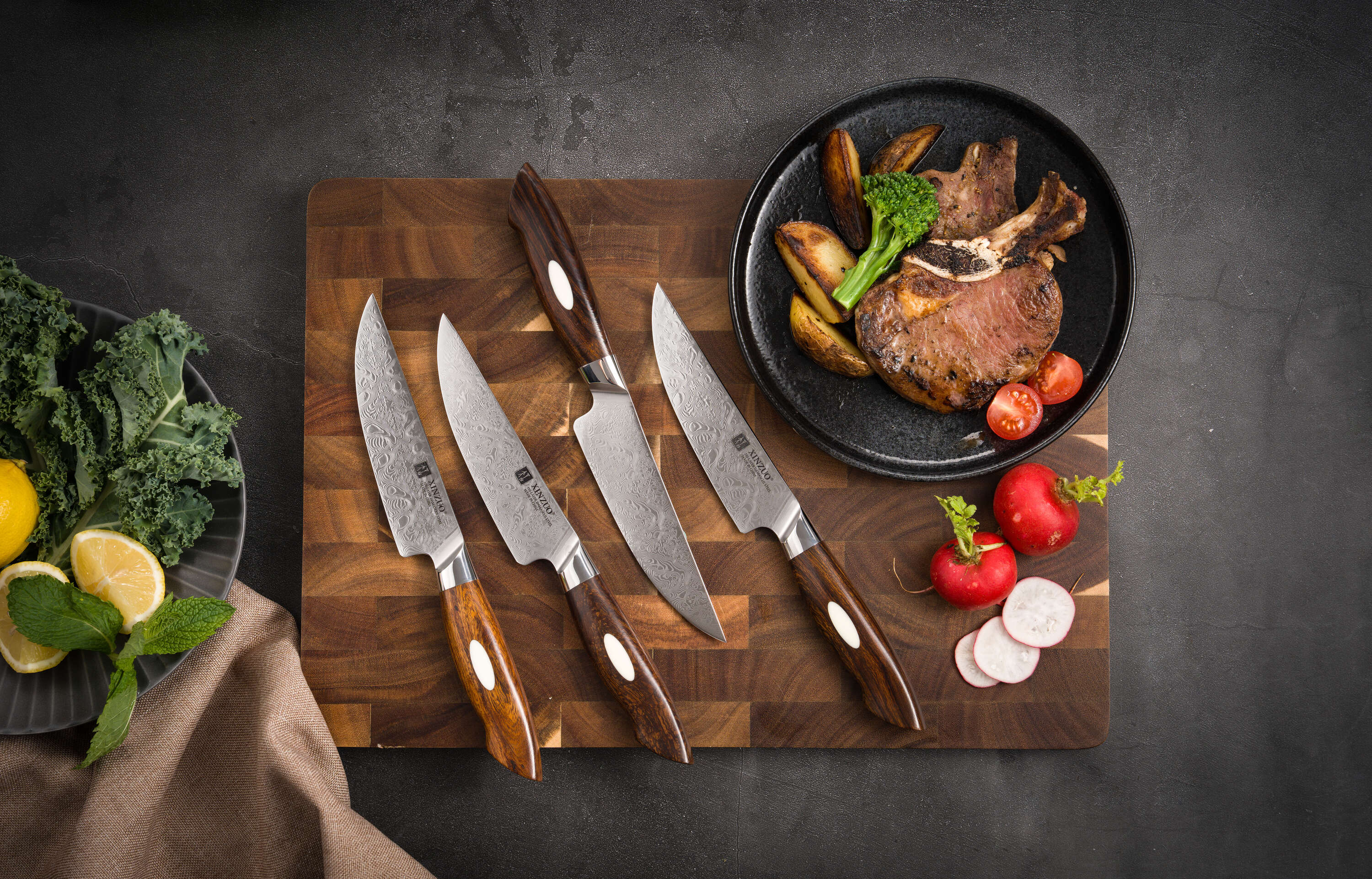 Steakové nože XinZuo Jiang B46D