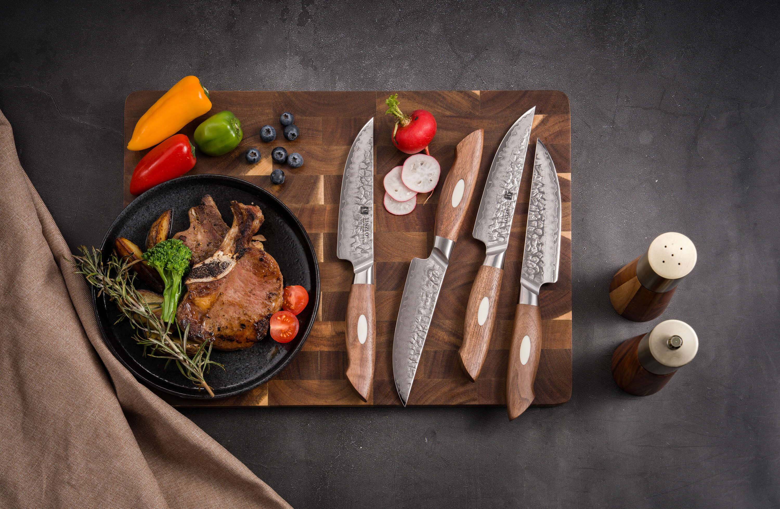 Steakové nože XinZuo Jiang B46W