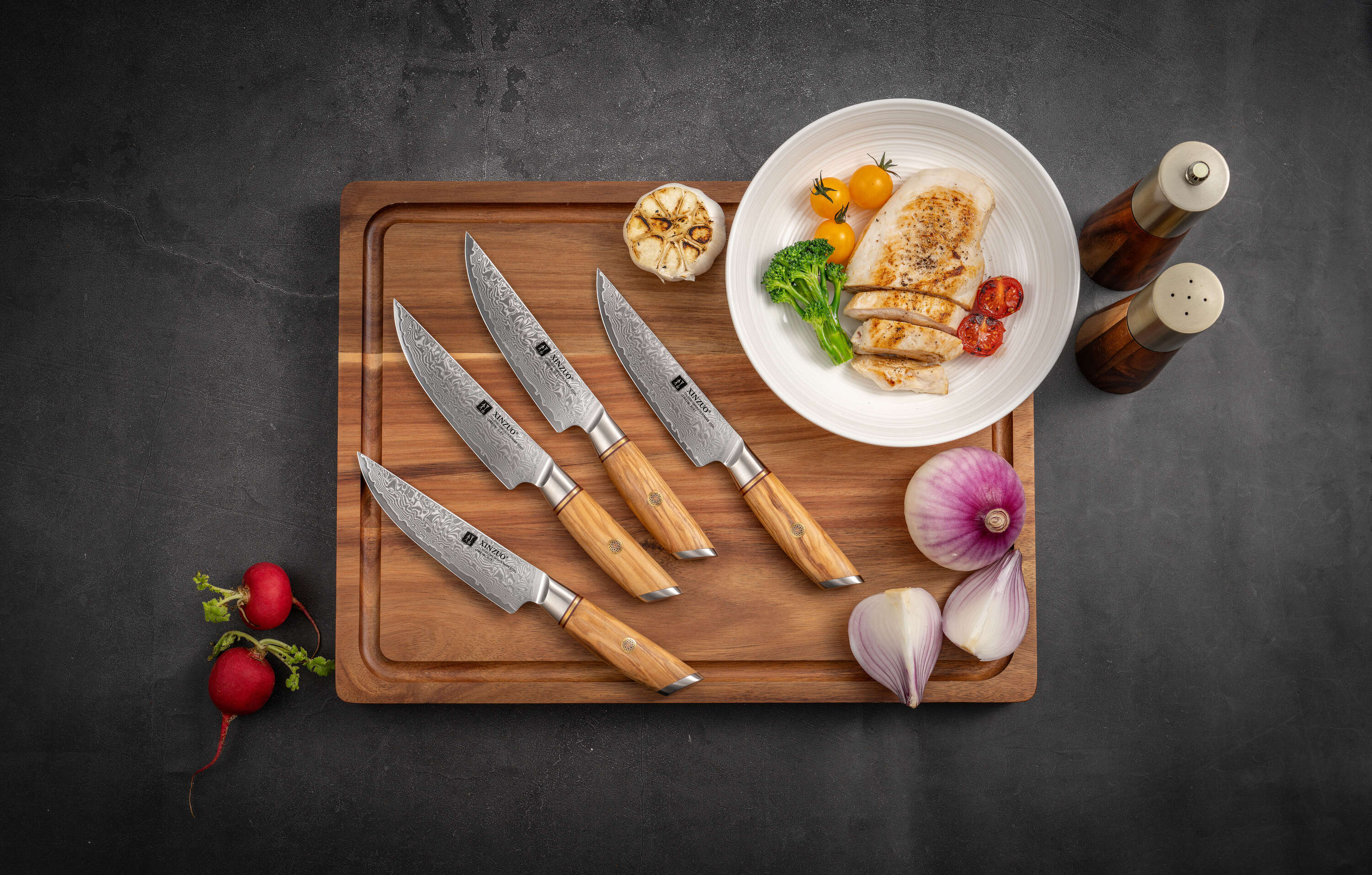 Steakové nože XinZuo Lan B37