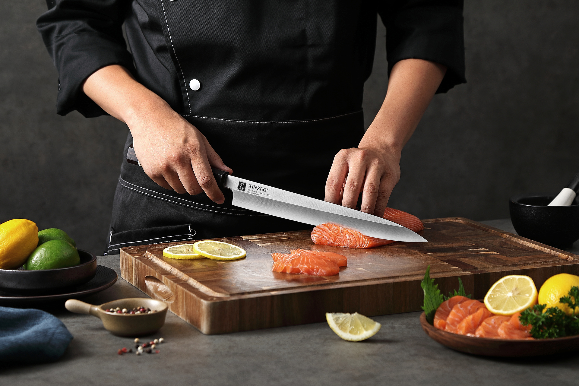 Nůž XinZuo Sashimi s 270 mm krájení ryby