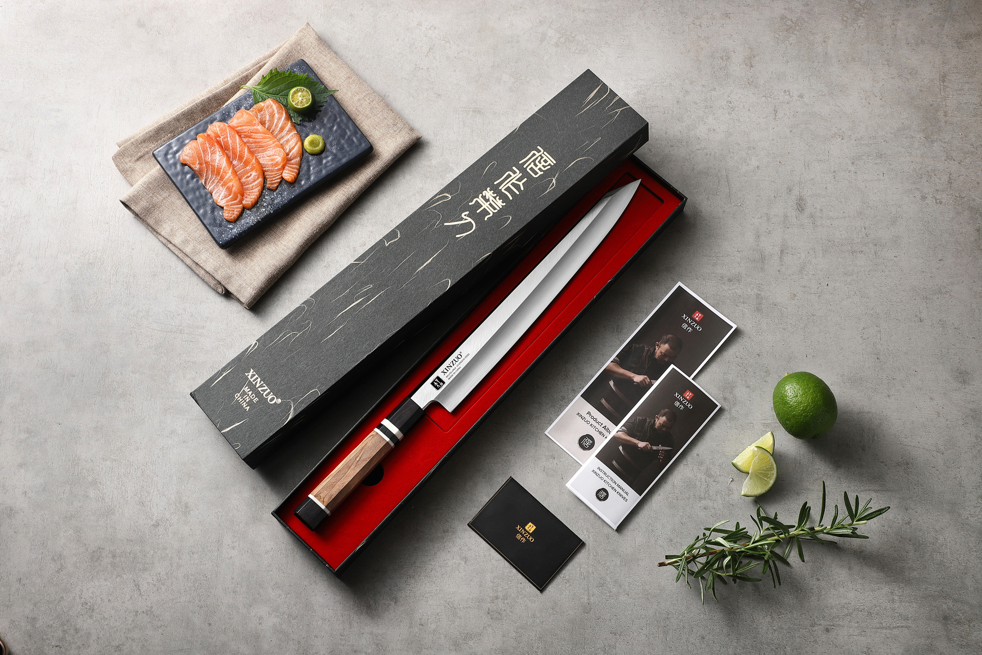 Dárkové balení nože Kiritsuke F3S 300 mm