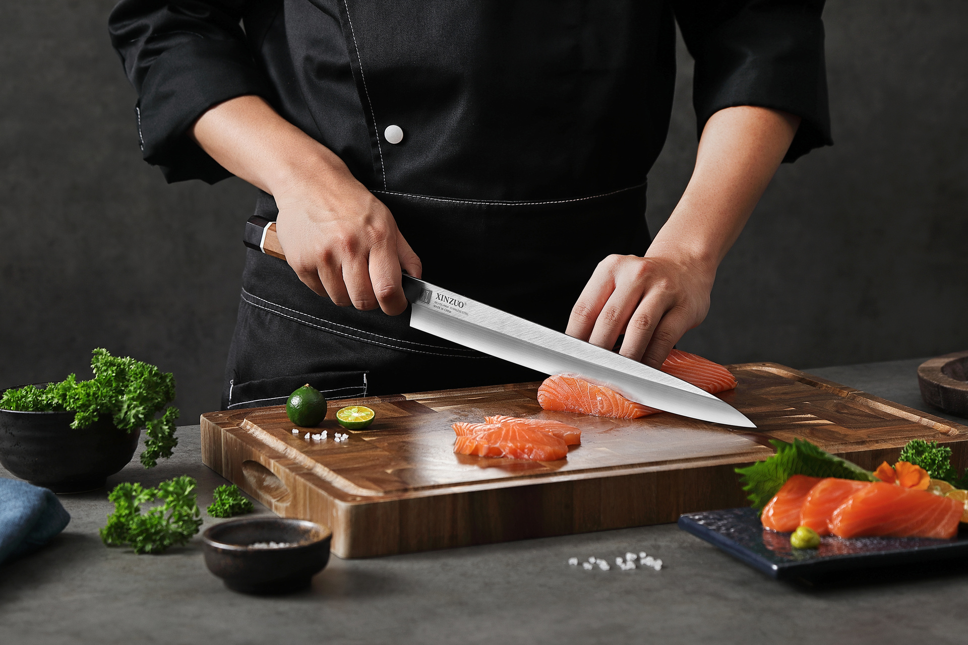 Nůž XinZuo Sashimi s 300 mm krájení ryby
