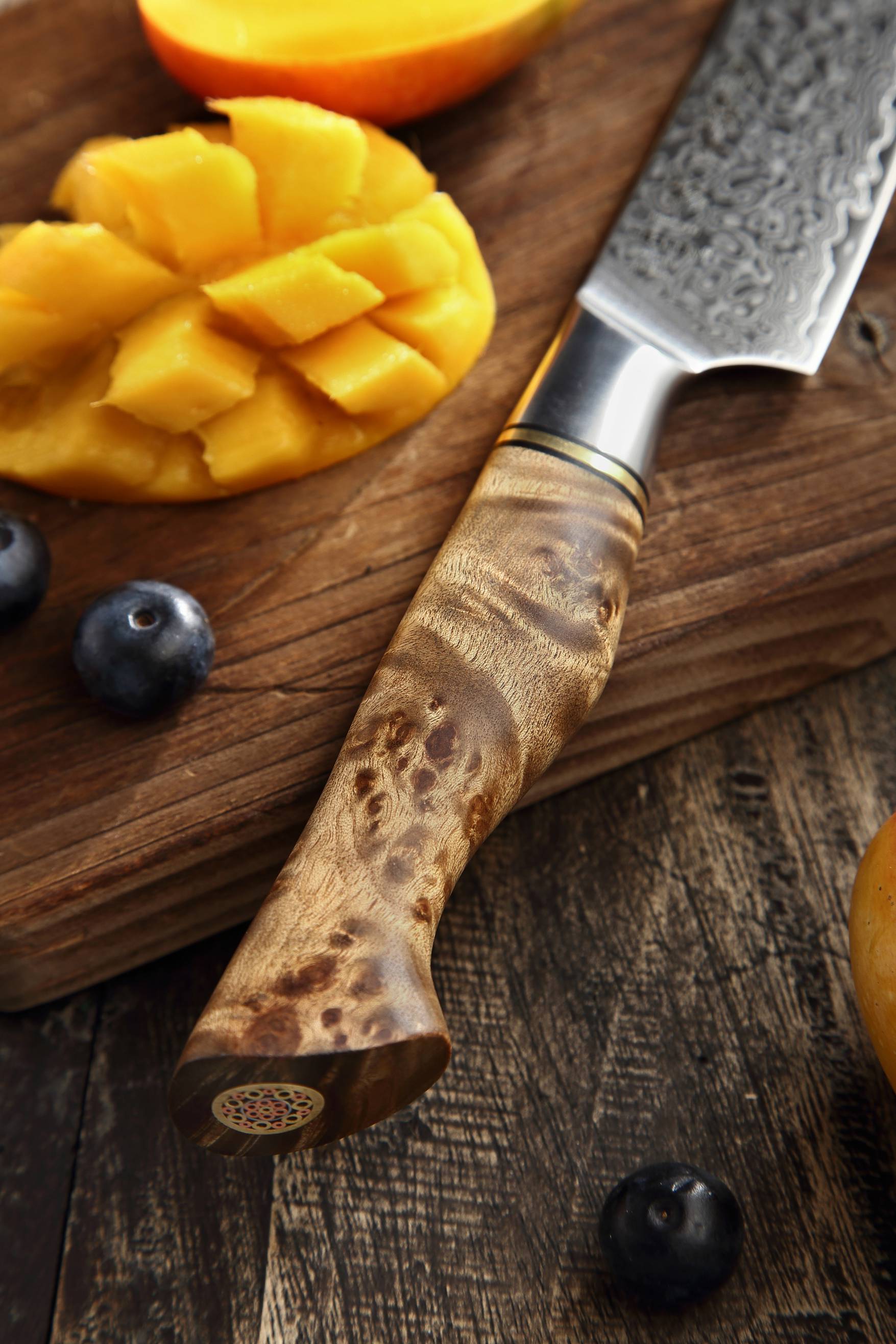 Nůž na ovoce a zeleninu HEZHEN Master B30 rukojeť