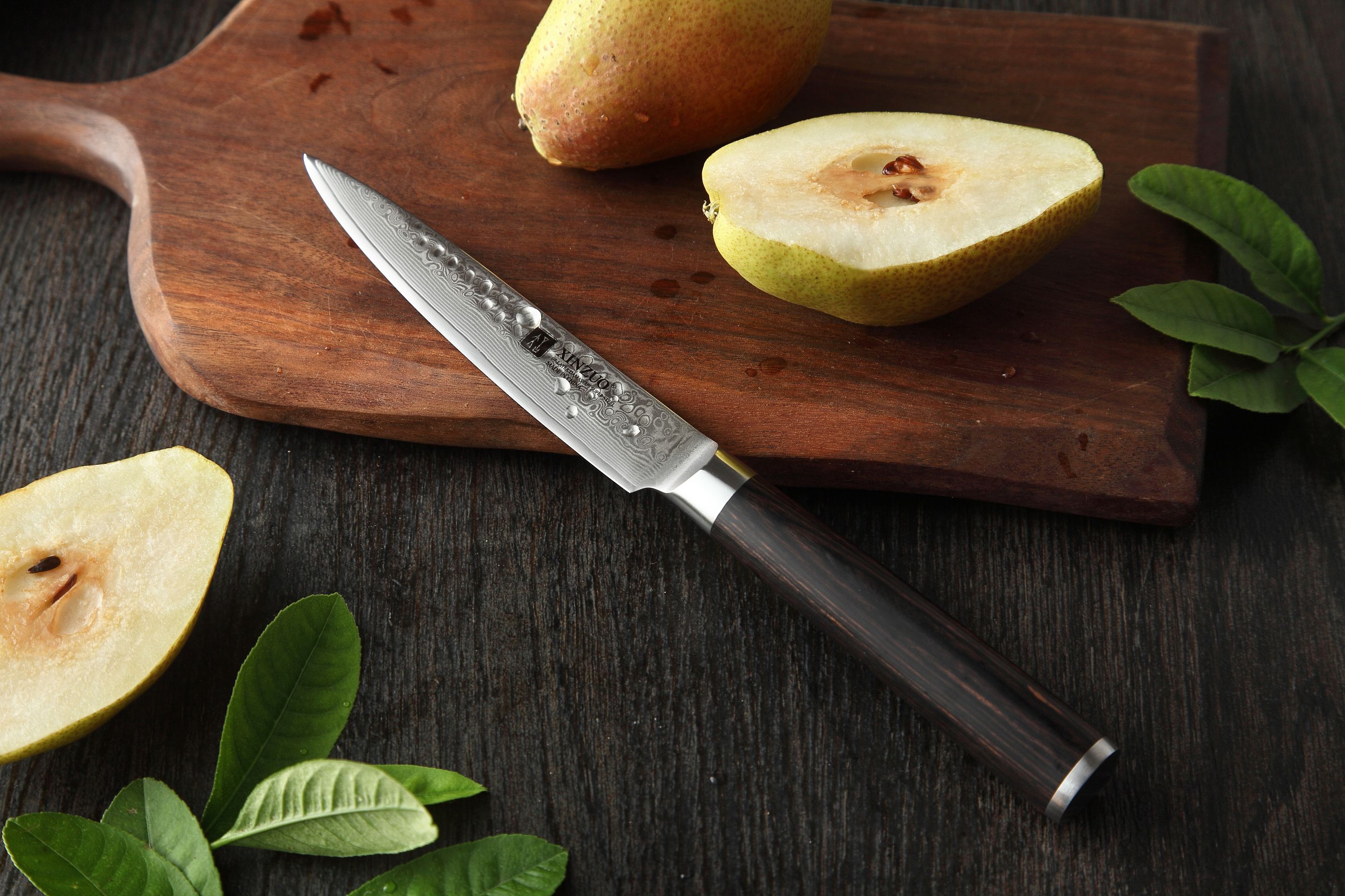 Nůž na ovoce a zeleninu XinZuo He B1H detail