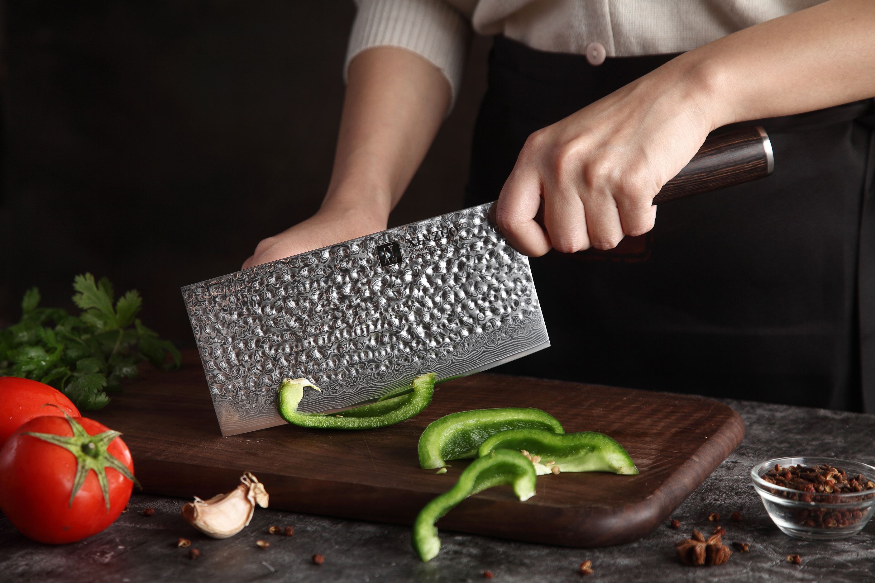 Univerzální čínský nůž TAO XinZuo He B1H krájení zeleniny