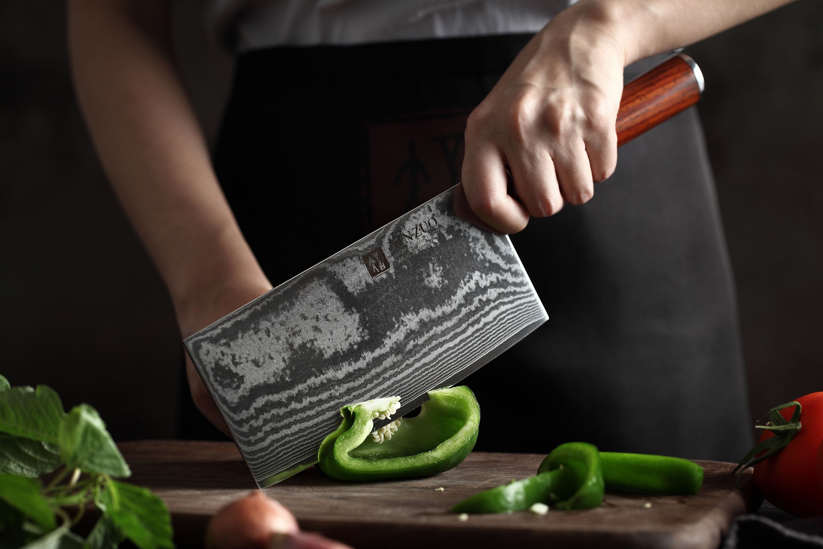 Univerzální čínský nůž TAO XinZuo He B1R krájení zeleniny