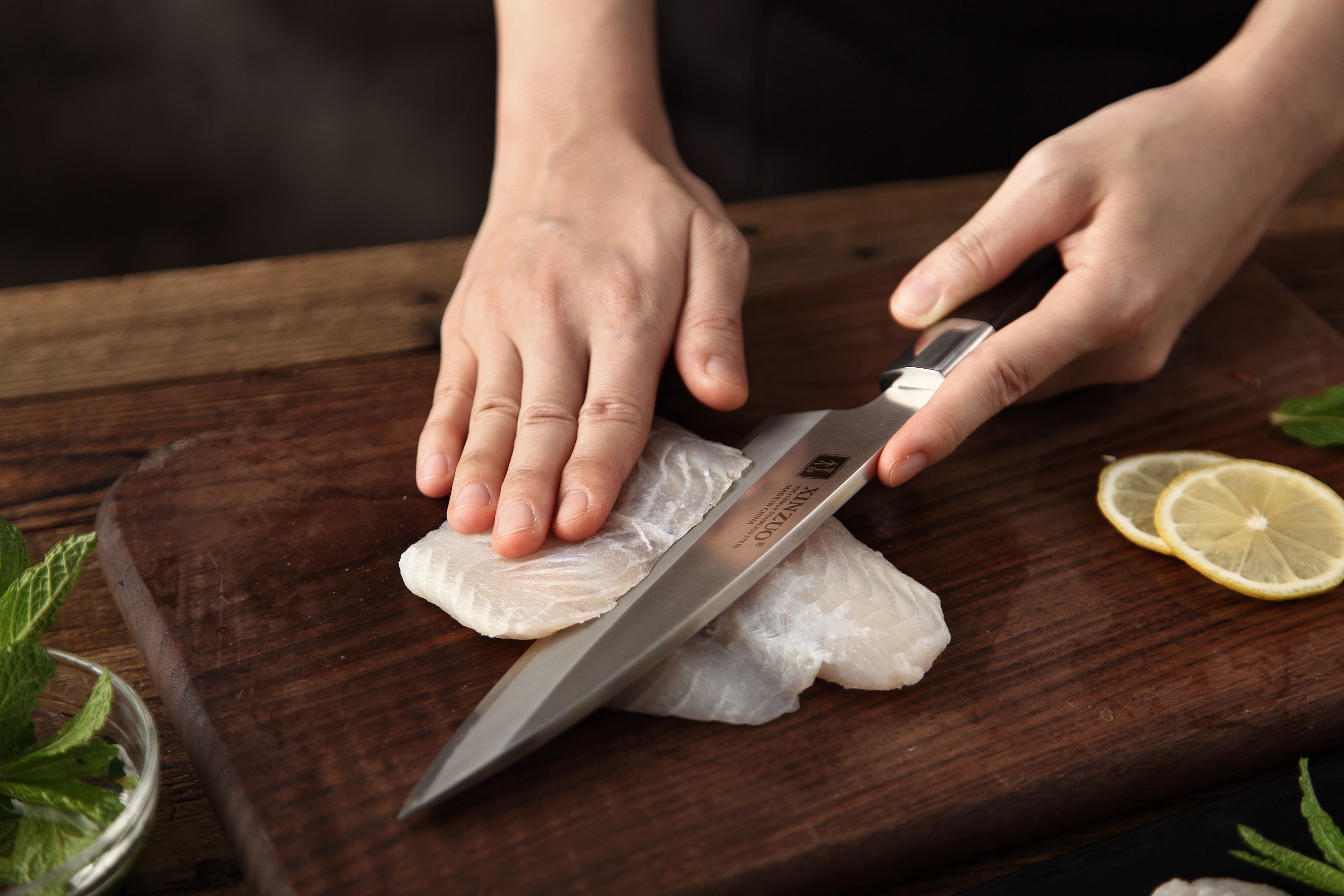 Nůž XinZuo Zhen Deba krájení rybího masa