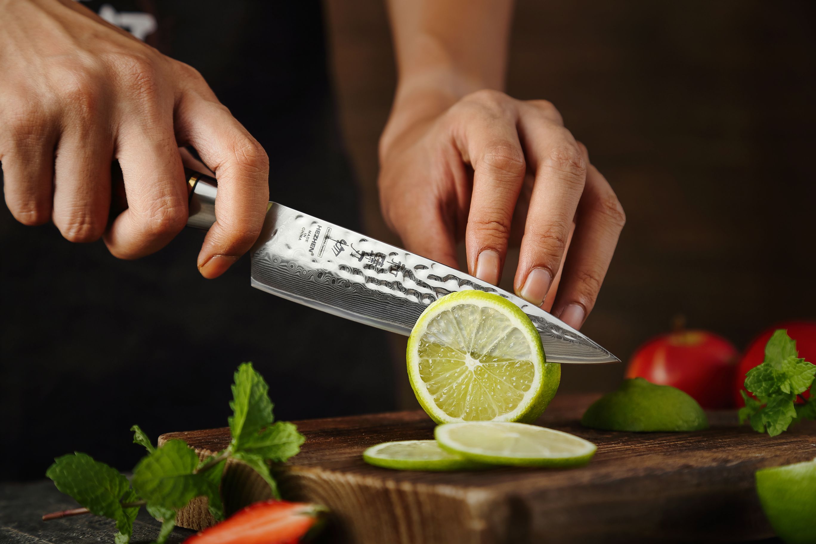 Nůž na ovoce a zeleninu HEZHEN Master B30R krájení