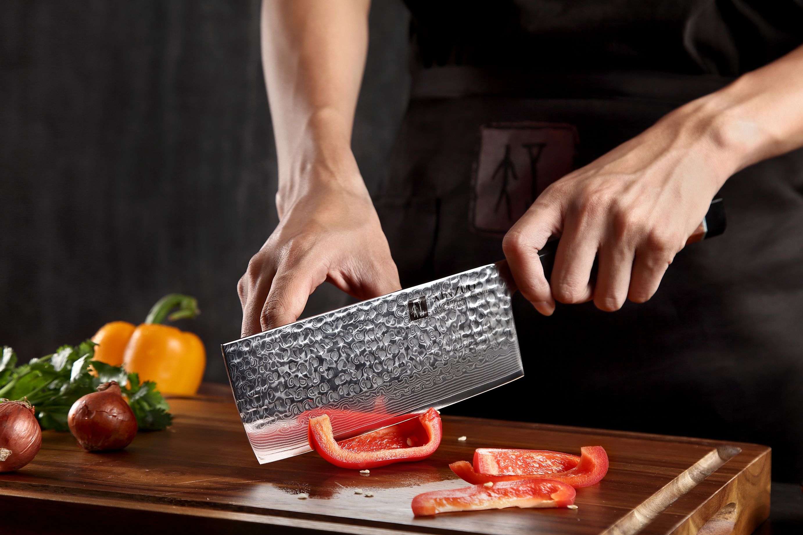Nakiri nůž XinZuo PM8 6.8" krájení cibule