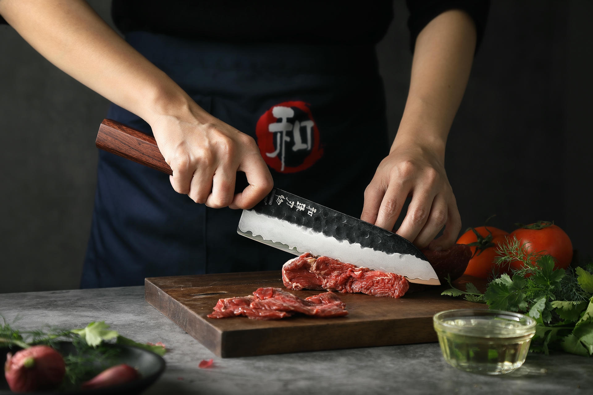 Santoku HEZHEN PM8S 7