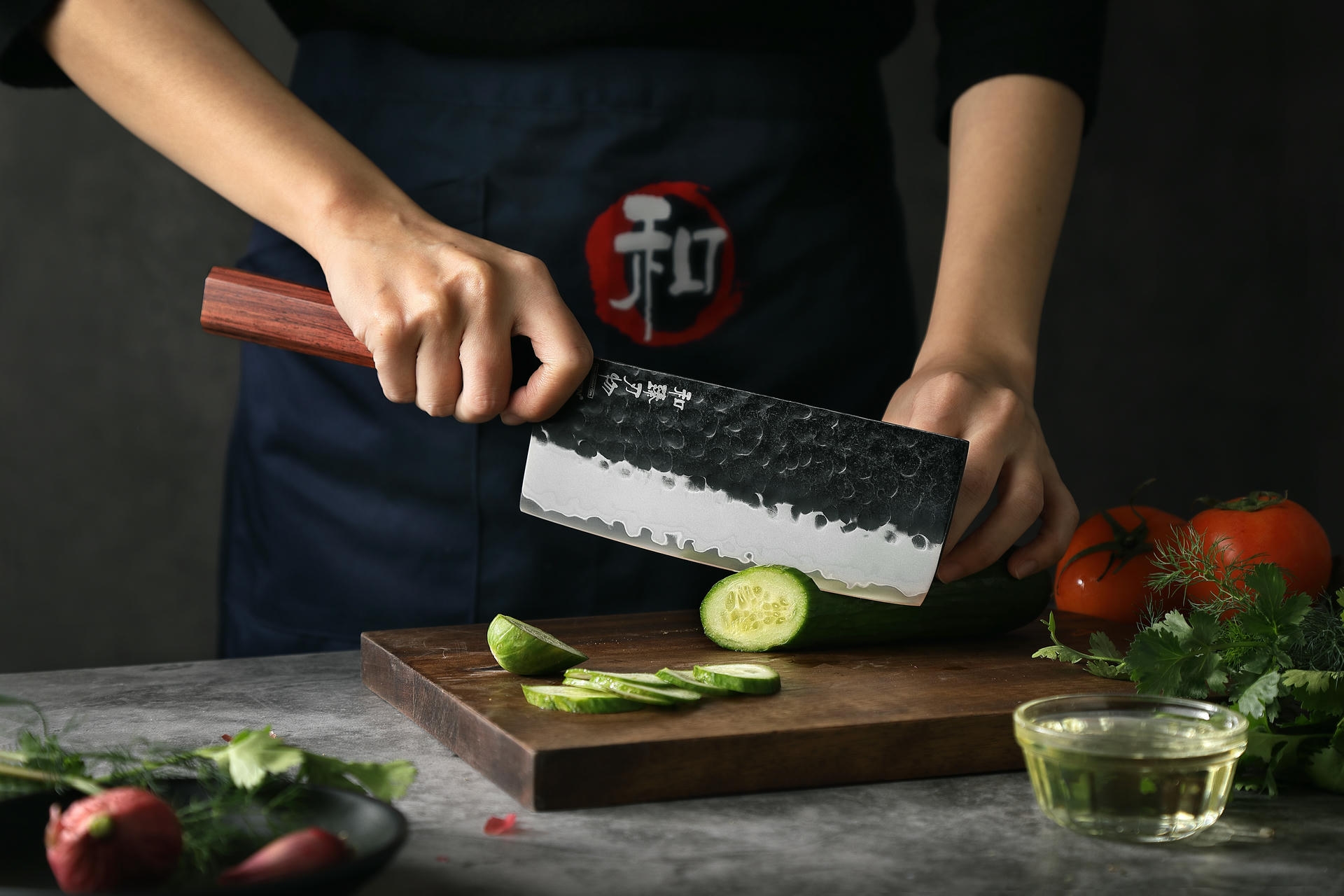 Nakiri nůž HEZHEN PM8S 6,8