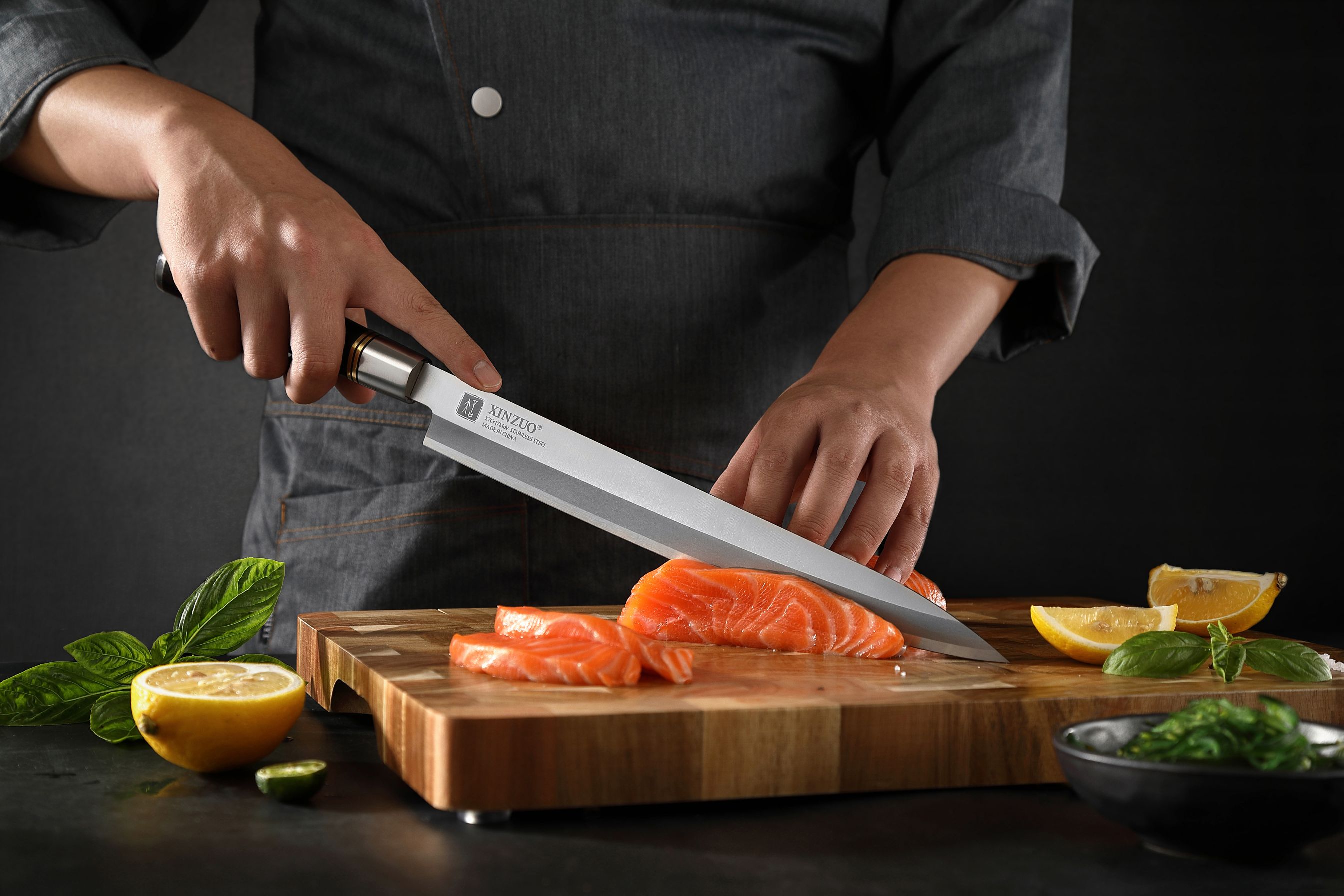 Nůž XinZuo Sashimi s 240 mm krájení tuňáka